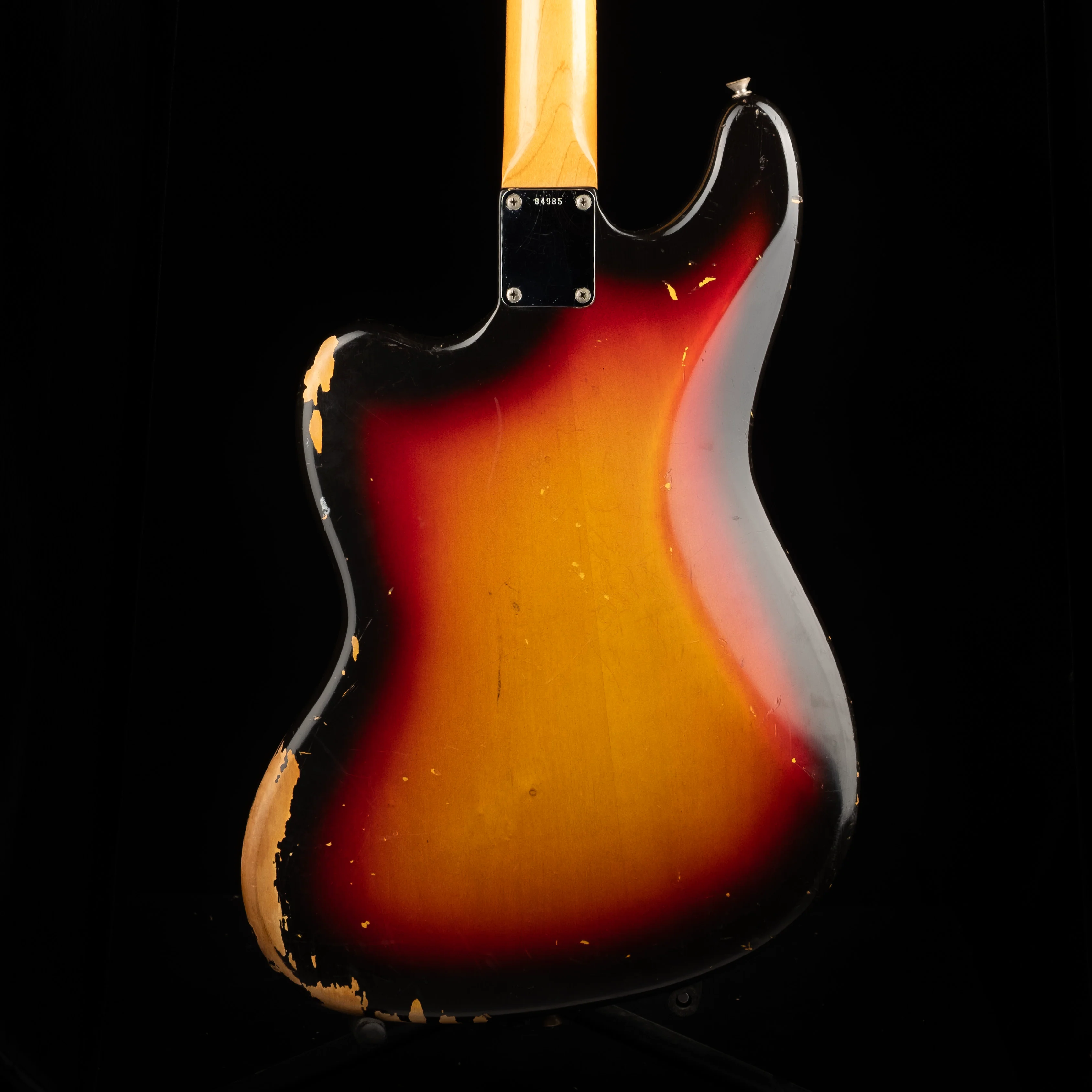 Vintage 1962 Fender Bass VI Sunburst With Gig Bag - Image 10