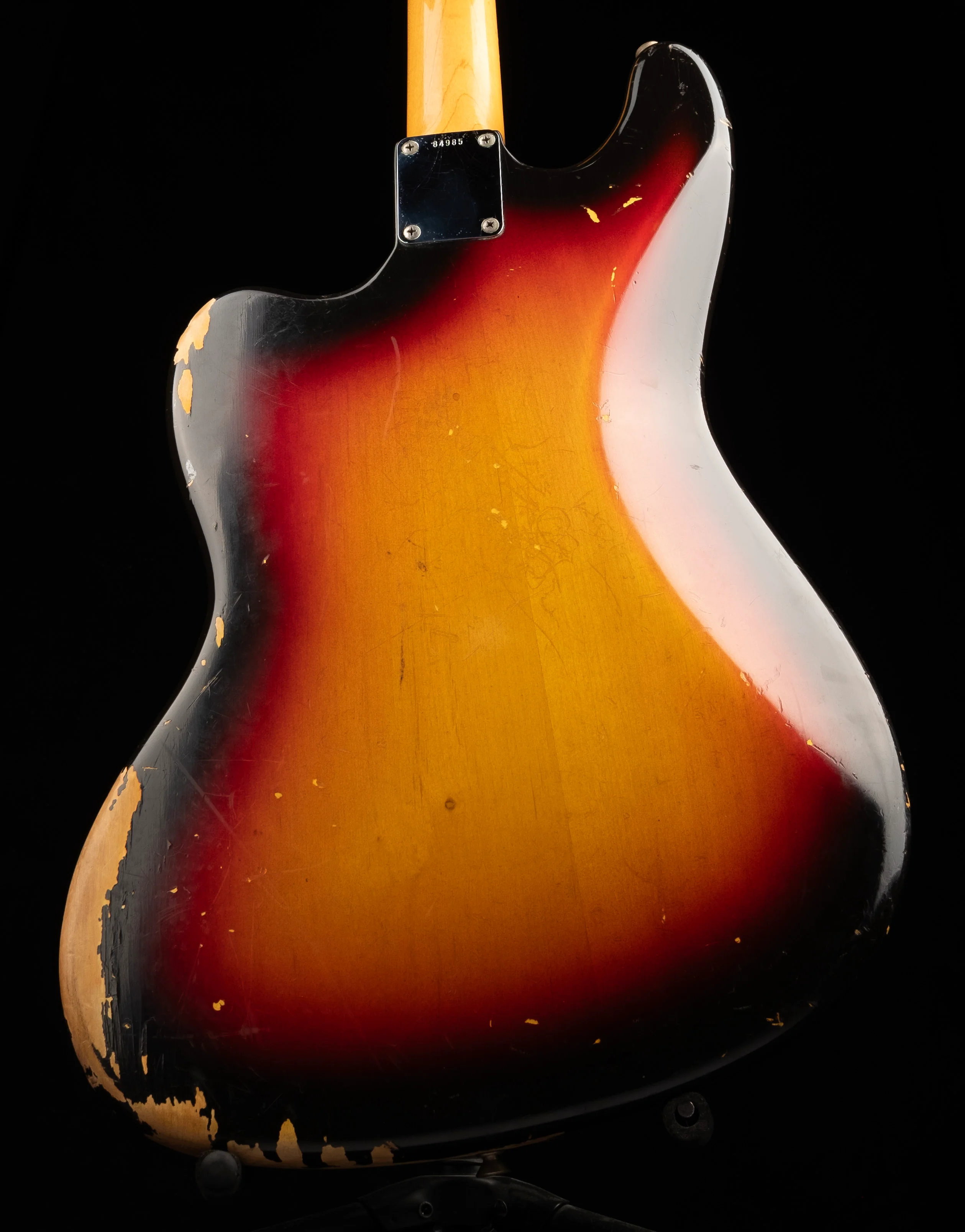 Vintage 1962 Fender Bass VI Sunburst With Gig Bag - Image 12