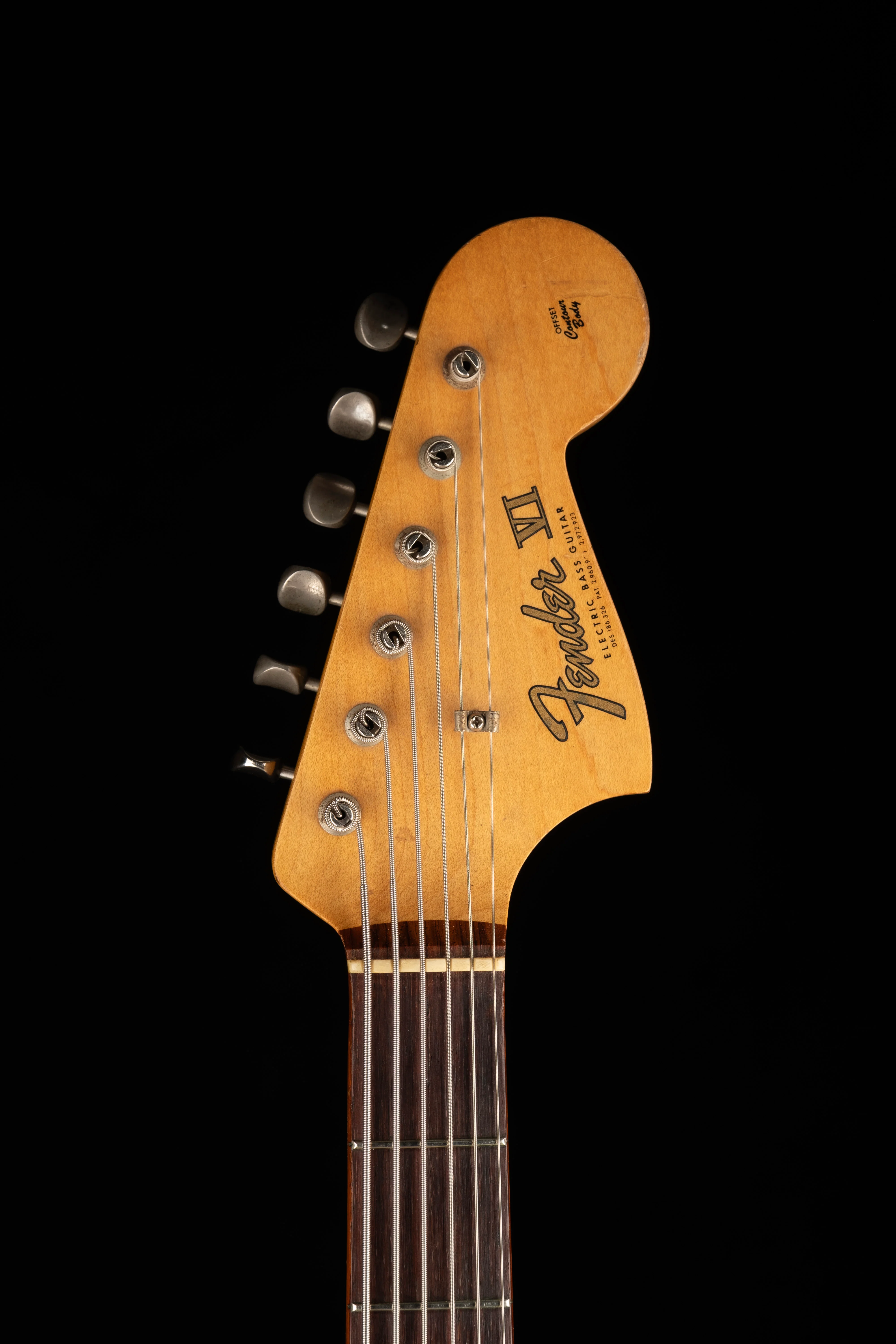 Vintage 1962 Fender Bass VI Sunburst With Gig Bag - Image 16