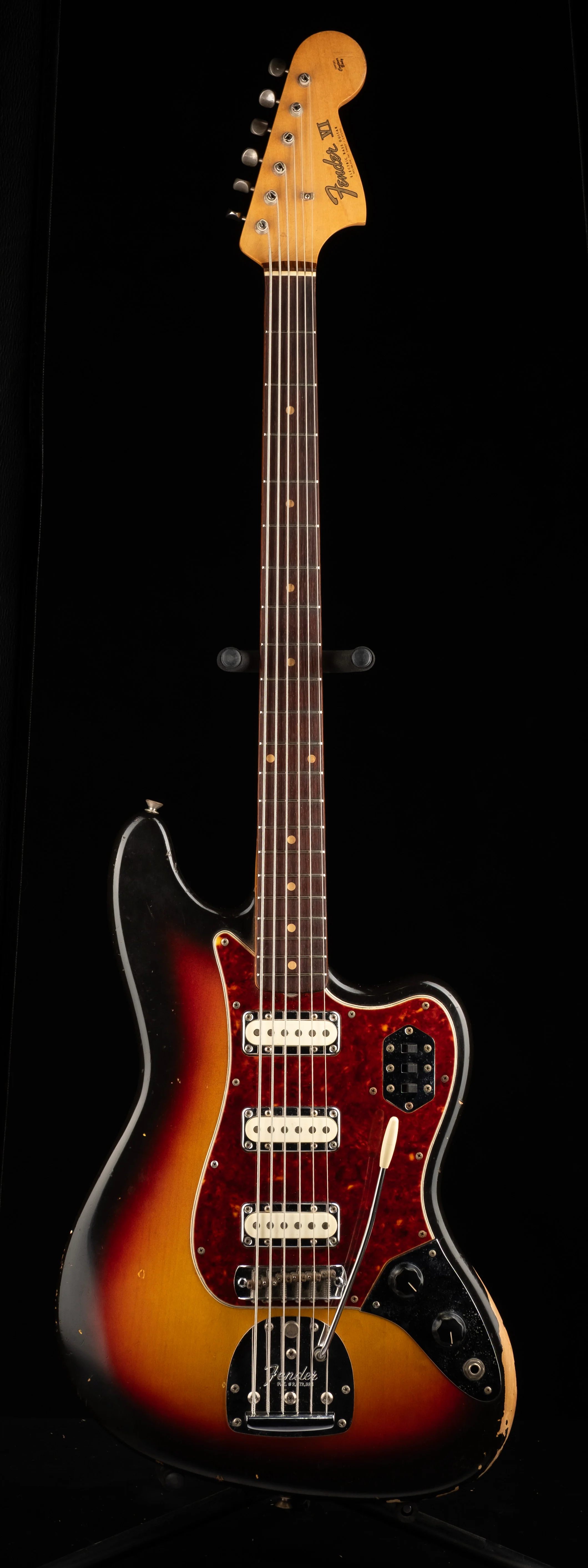 Vintage 1962 Fender Bass VI Sunburst With Gig Bag - Image 2