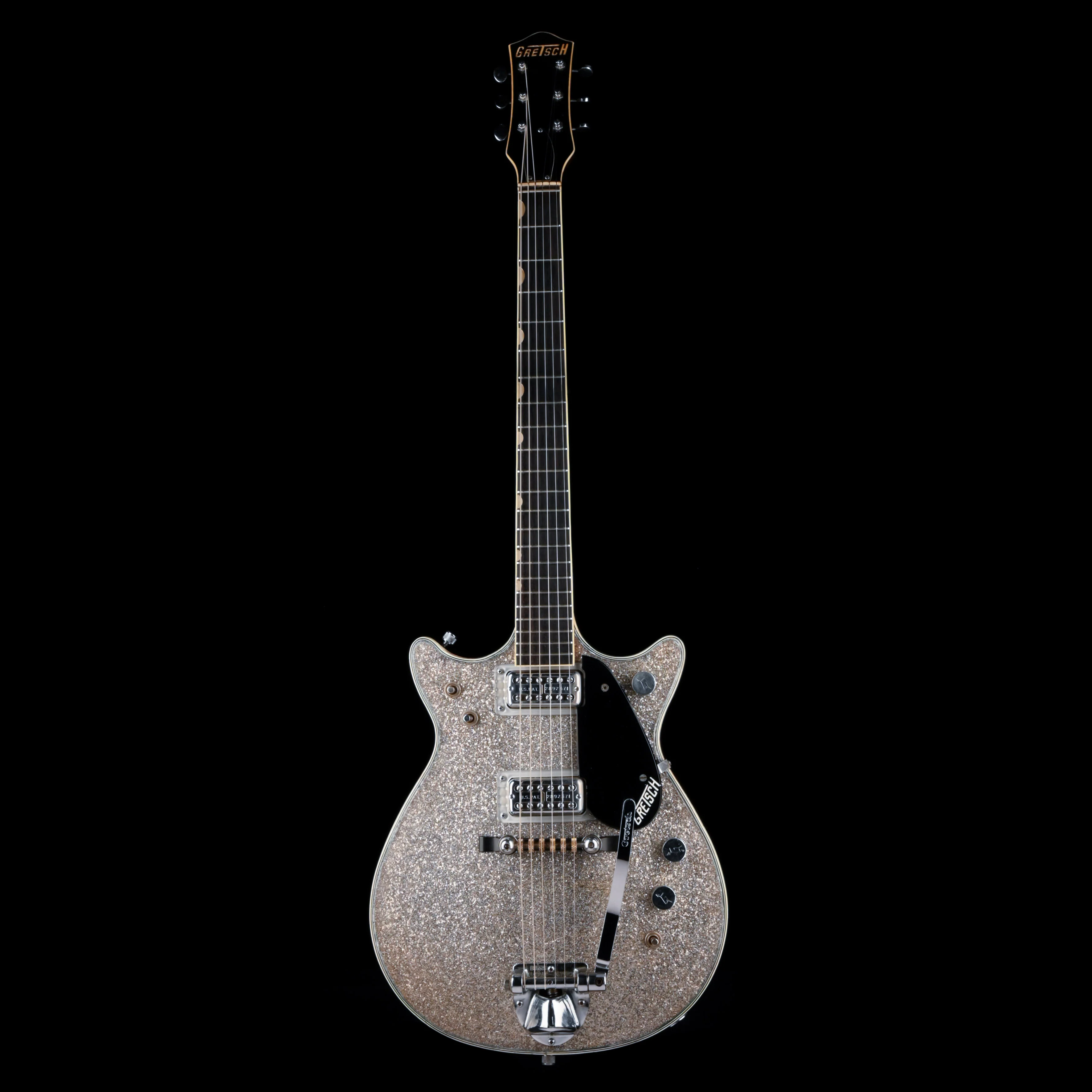Vintage 1962 Gretsch G6129DC Silver Sparkle Jet With OHSC - Image 2