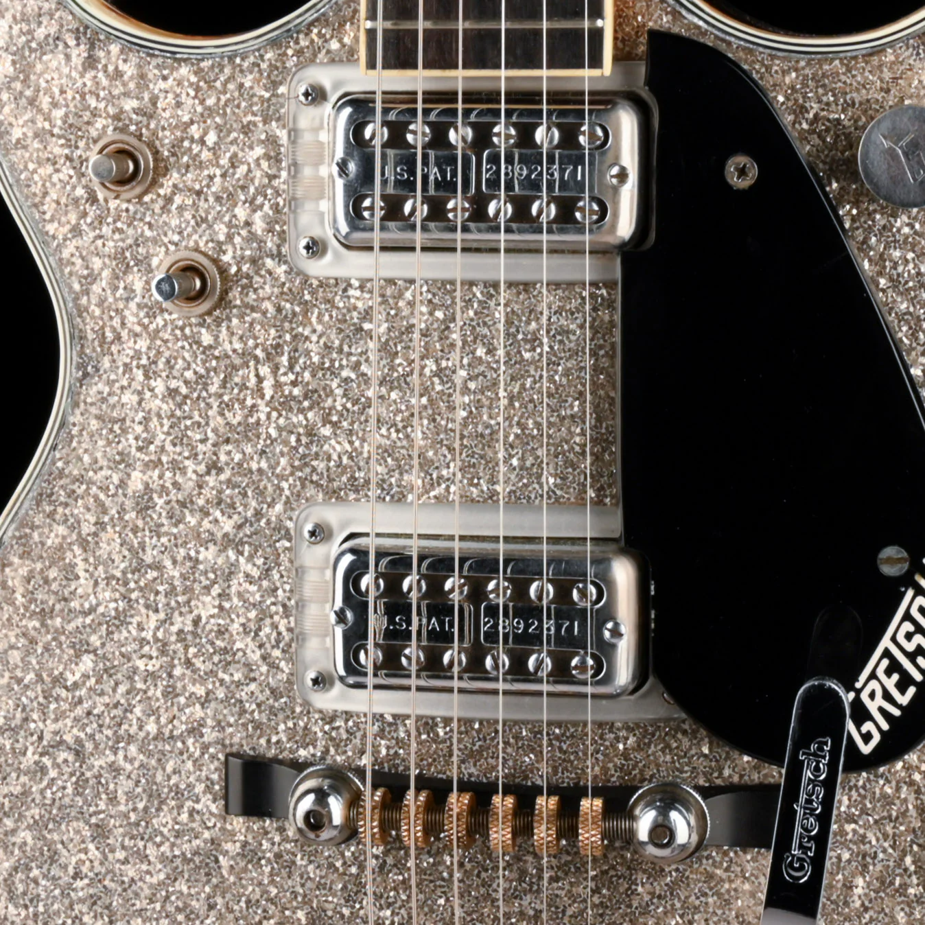 Vintage 1962 Gretsch G6129DC Silver Sparkle Jet With OHSC - Image 4