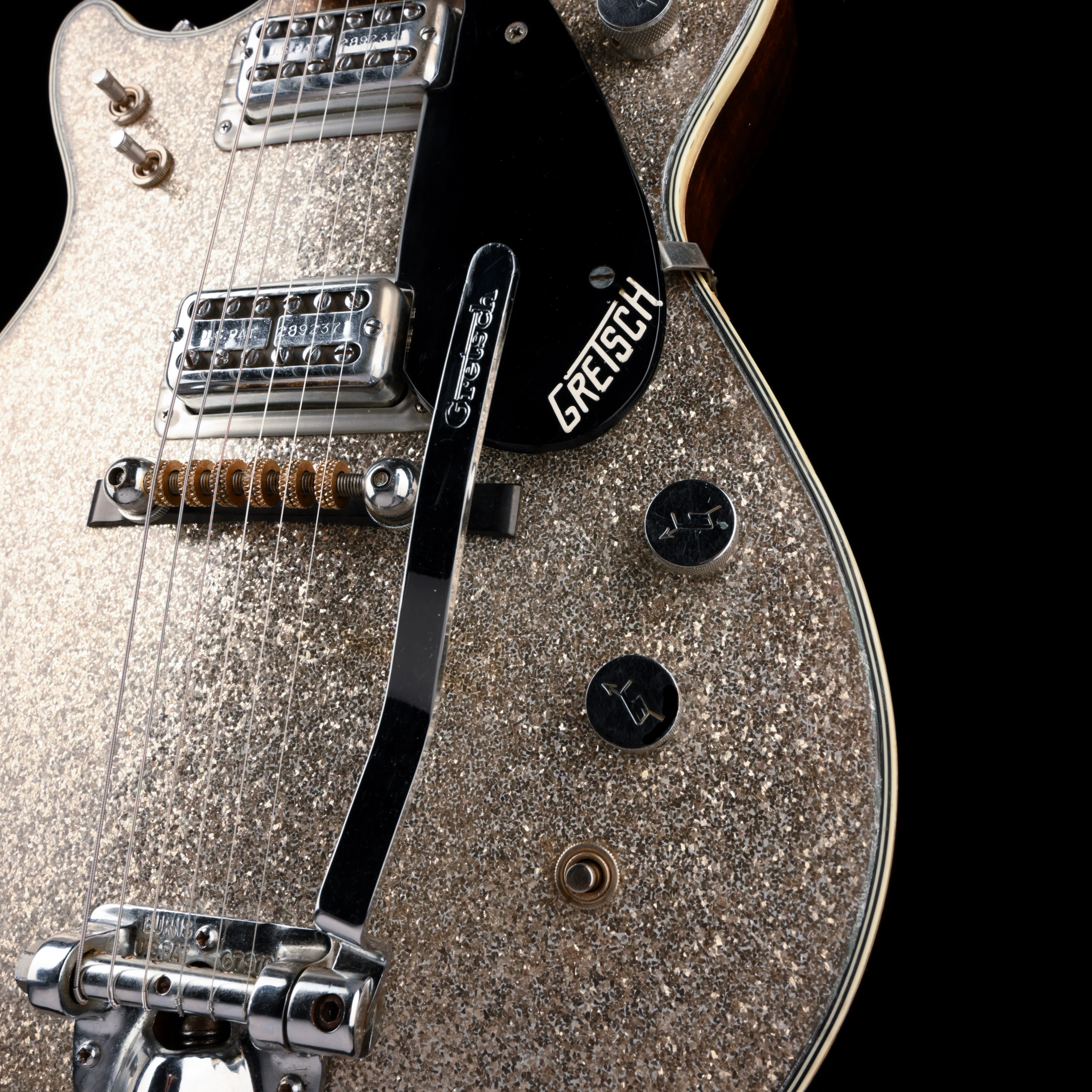 Vintage 1962 Gretsch G6129DC Silver Sparkle Jet With OHSC - Image 5