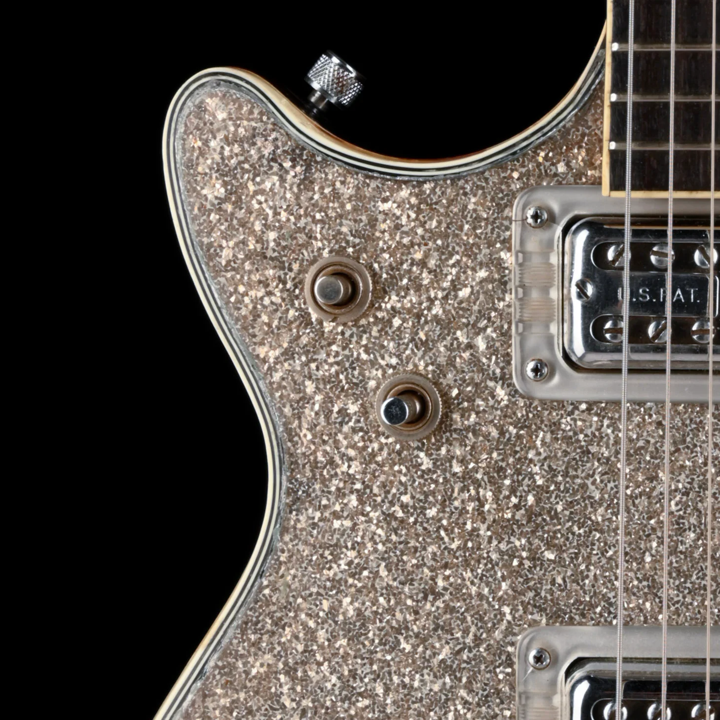 Vintage 1962 Gretsch G6129DC Silver Sparkle Jet With OHSC - Image 7