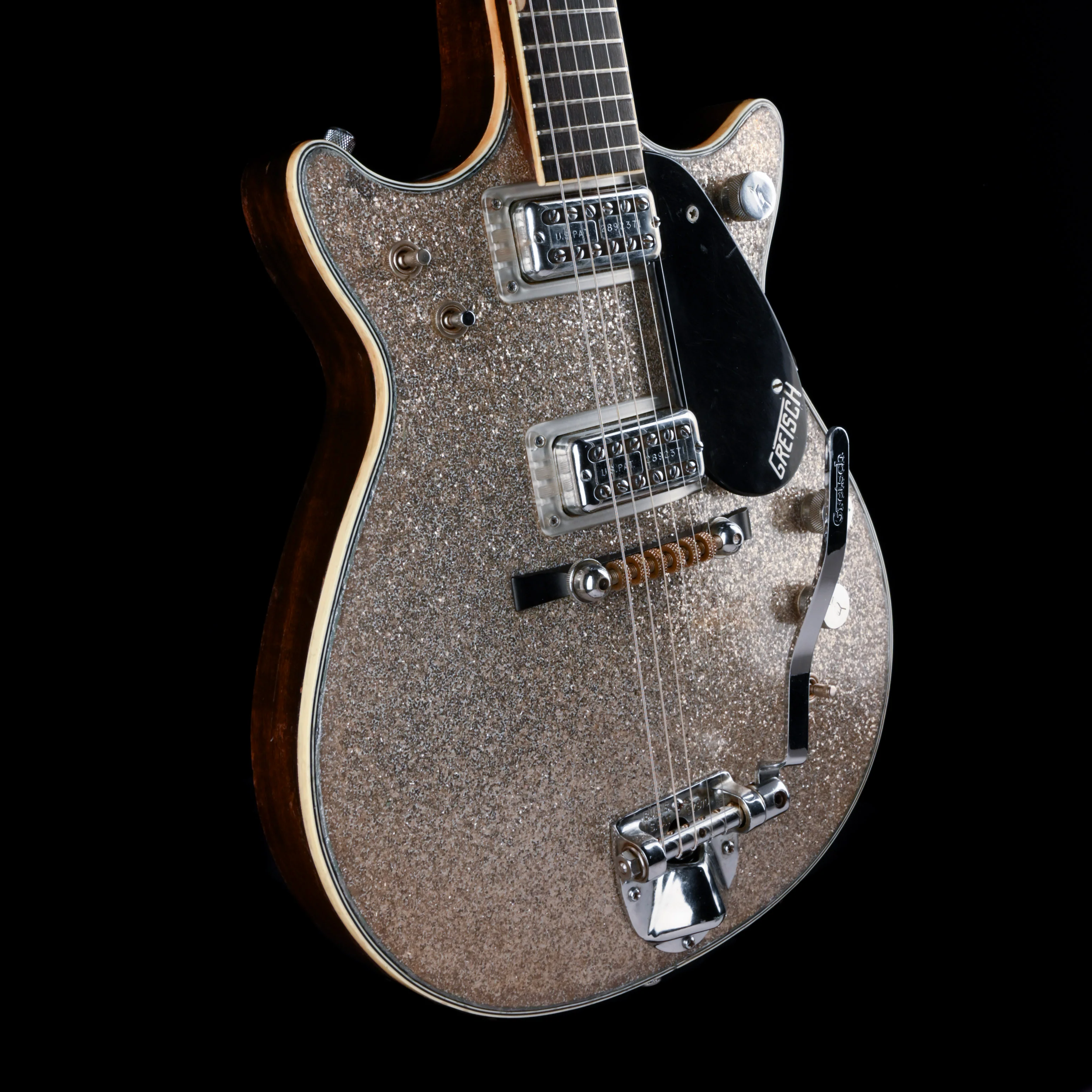 Vintage 1962 Gretsch G6129DC Silver Sparkle Jet With OHSC - Image 8