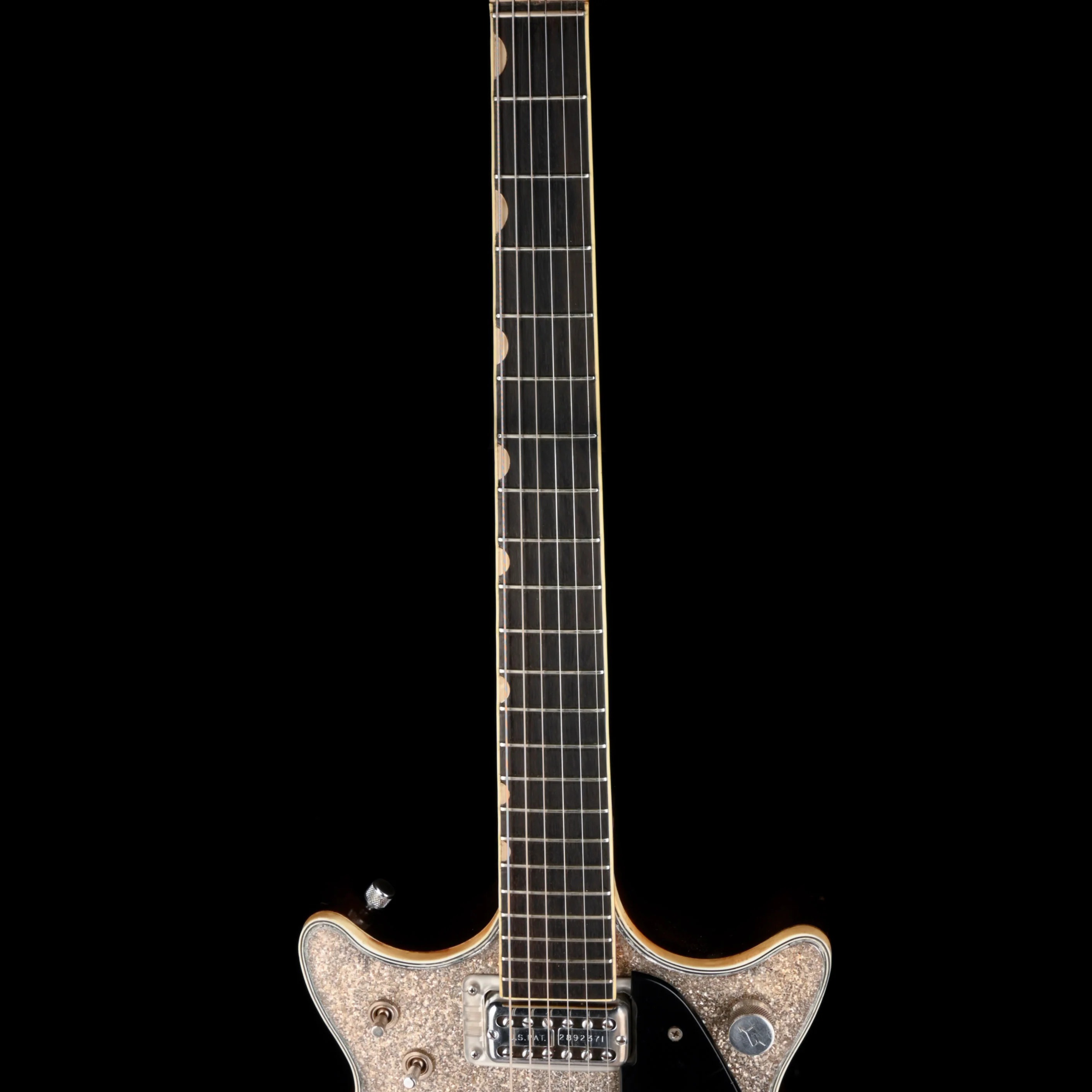 Vintage 1962 Gretsch G6129DC Silver Sparkle Jet With OHSC - Image 9