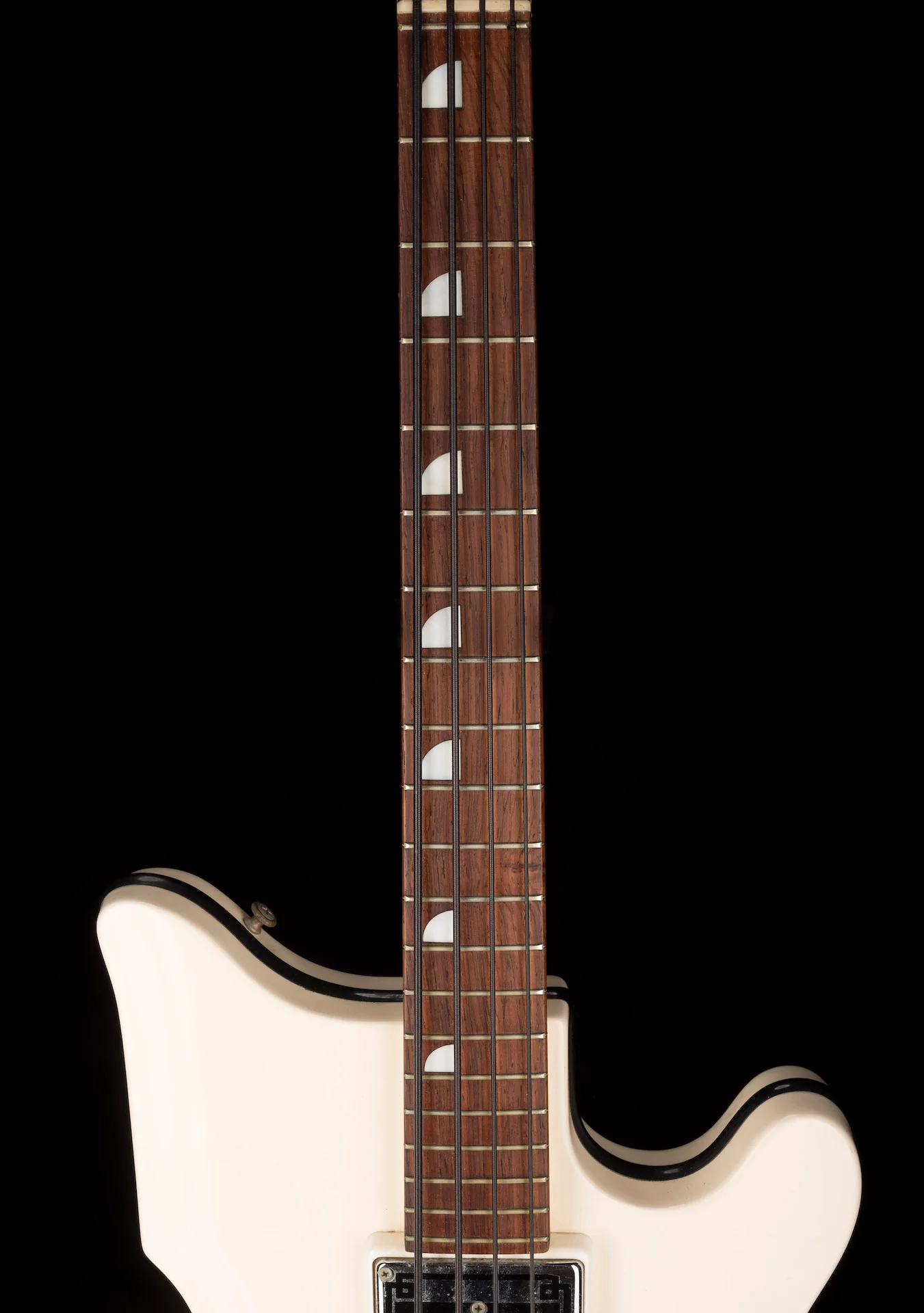 Vintage 1962 National Val-Pro 85 Bass White with OHSC - Ry Cooder Collection - Image 12