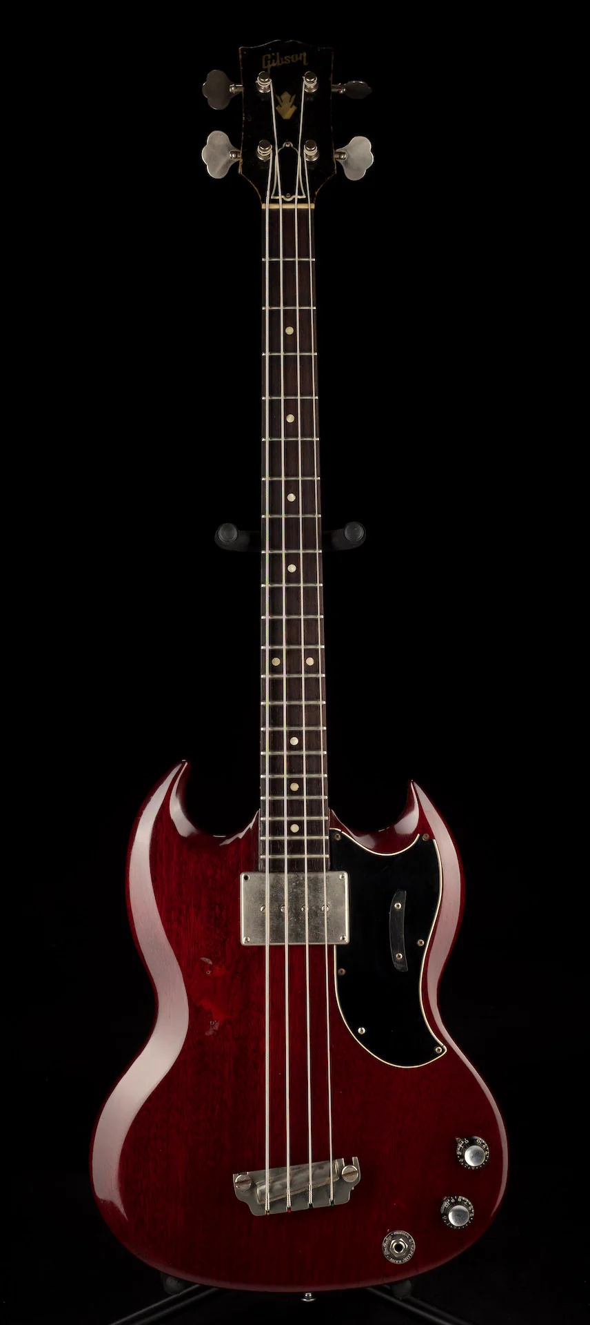 Vintage 1963 Gibson EB-0 Bass Cherry with OHSC - Image 2