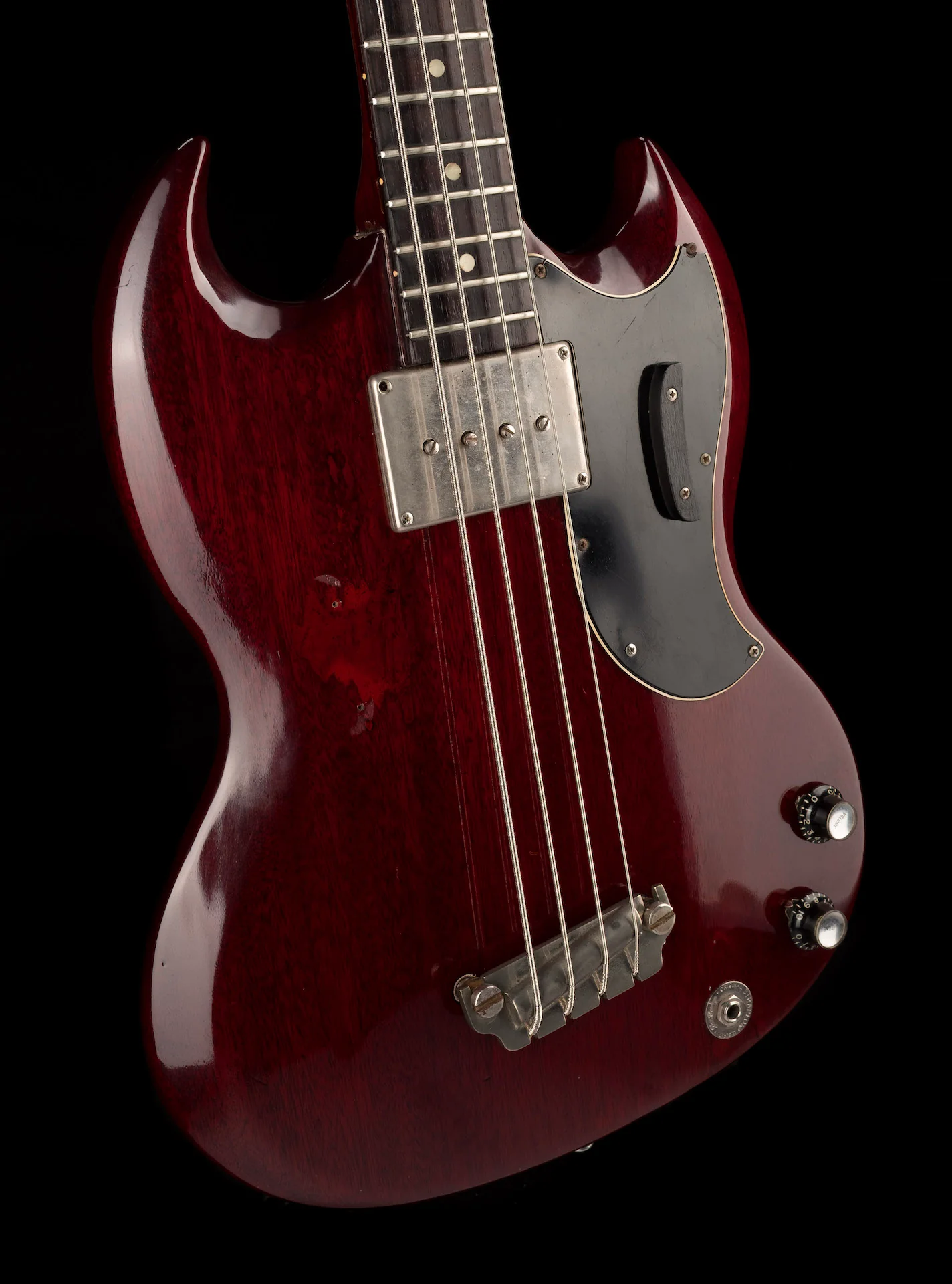 Vintage 1963 Gibson EB-0 Bass Cherry with OHSC - Image 8
