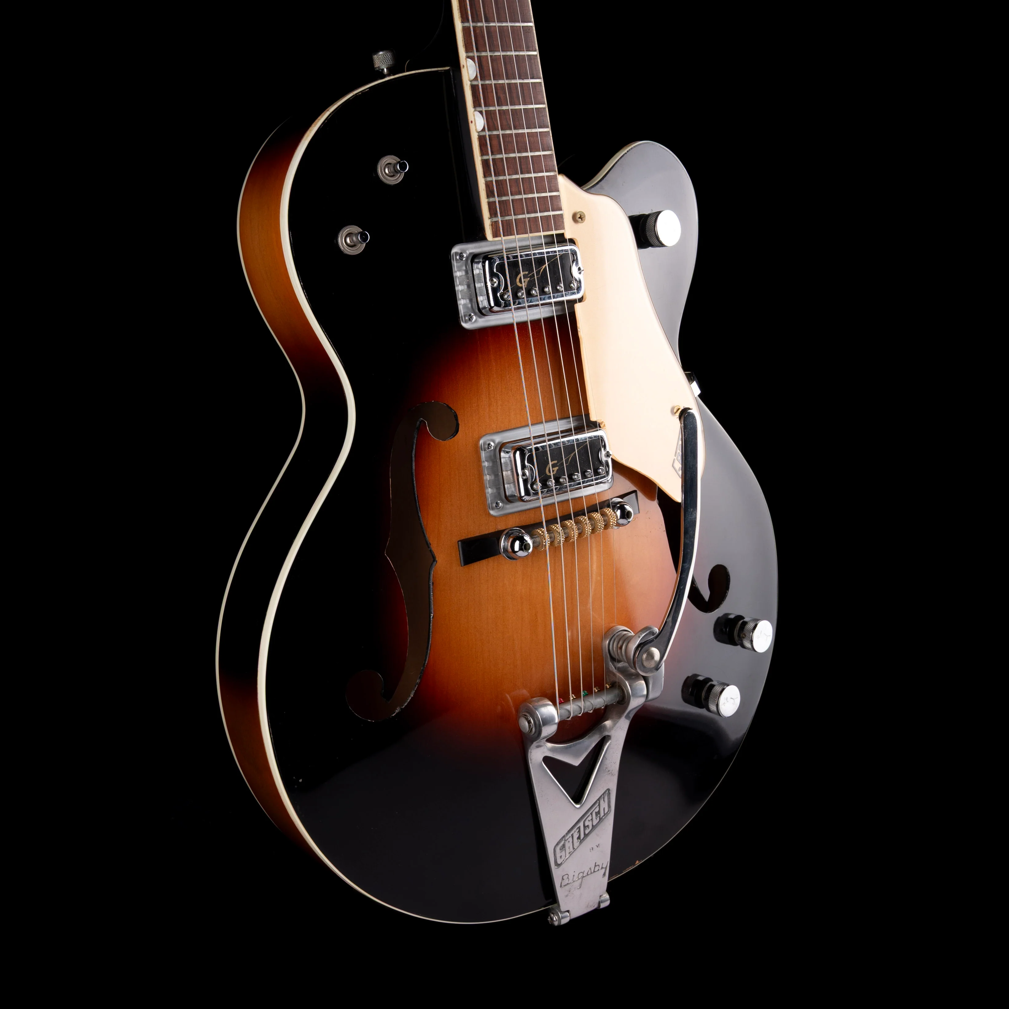 Vintage 1963 Gretsch G6117 Double Anniversary Sunburst Hollowbody Electric Guitar With OHSC - Image 7