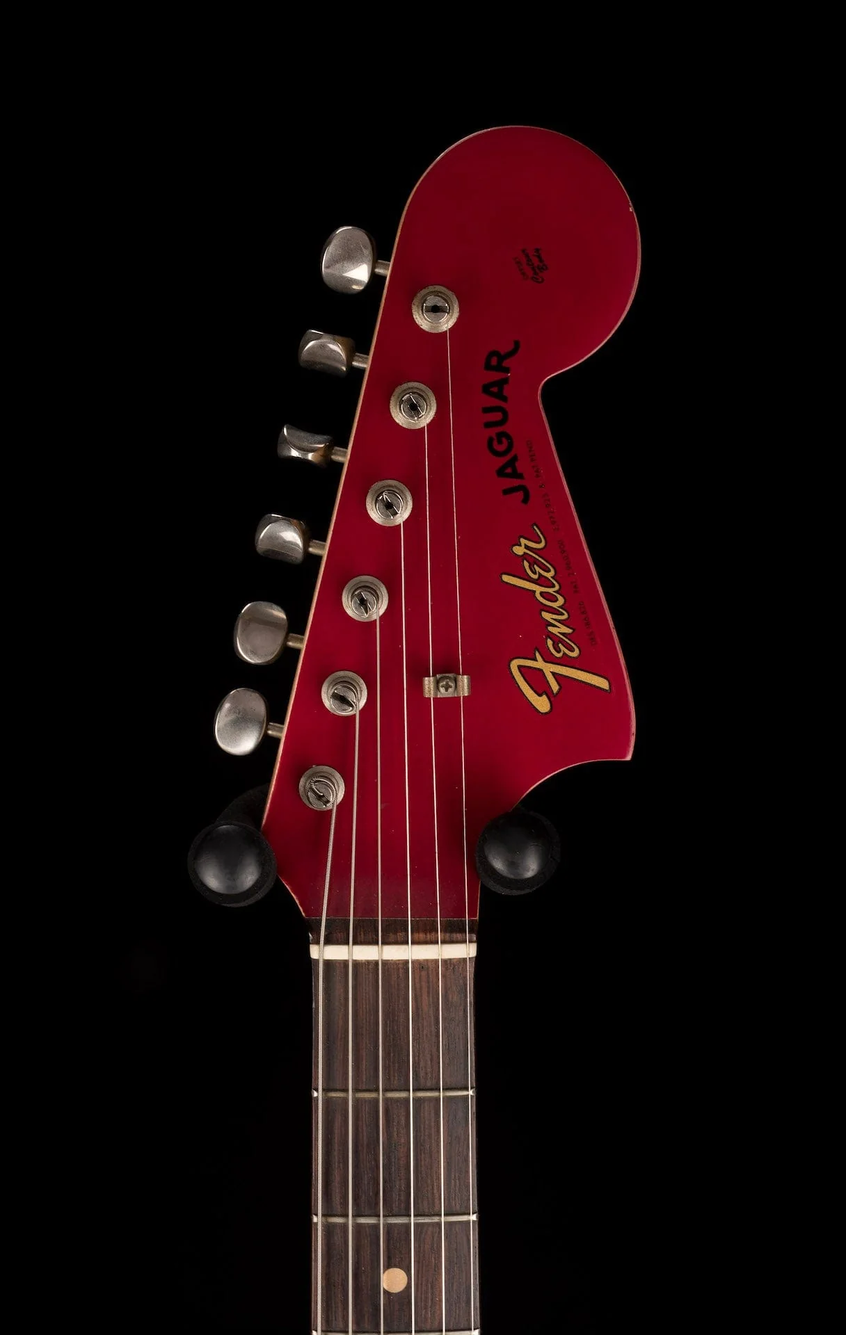 Vintage 1963 Jaguar Candy Apple Red with Matching Headstock with OHSC - Image 20