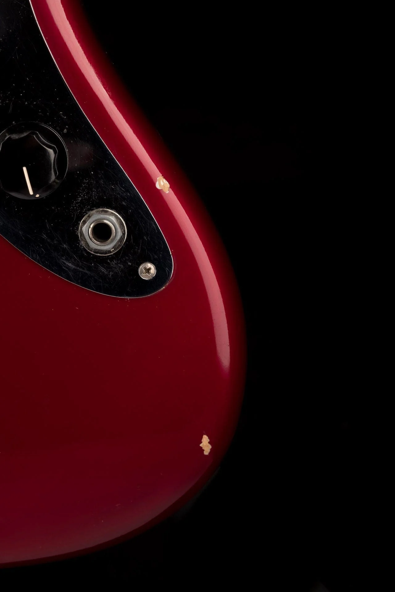 Vintage 1963 Jaguar Candy Apple Red with Matching Headstock with OHSC - Image 9