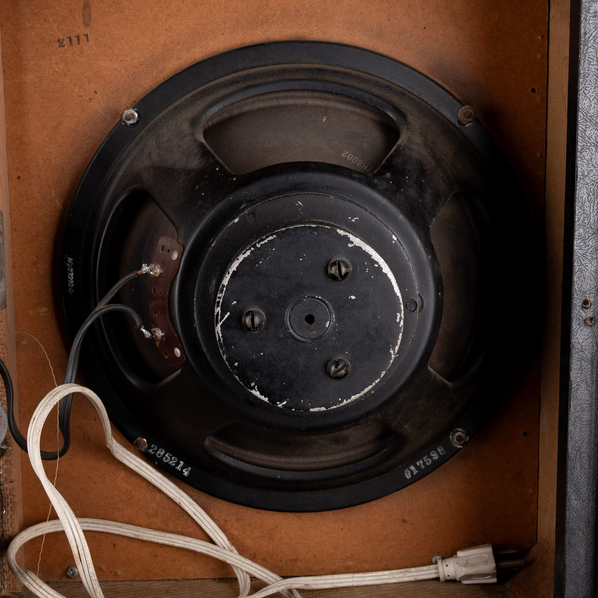 Vintage 1963 Silvertone Model 1472 Guitar Amp Combo Black - Image 8