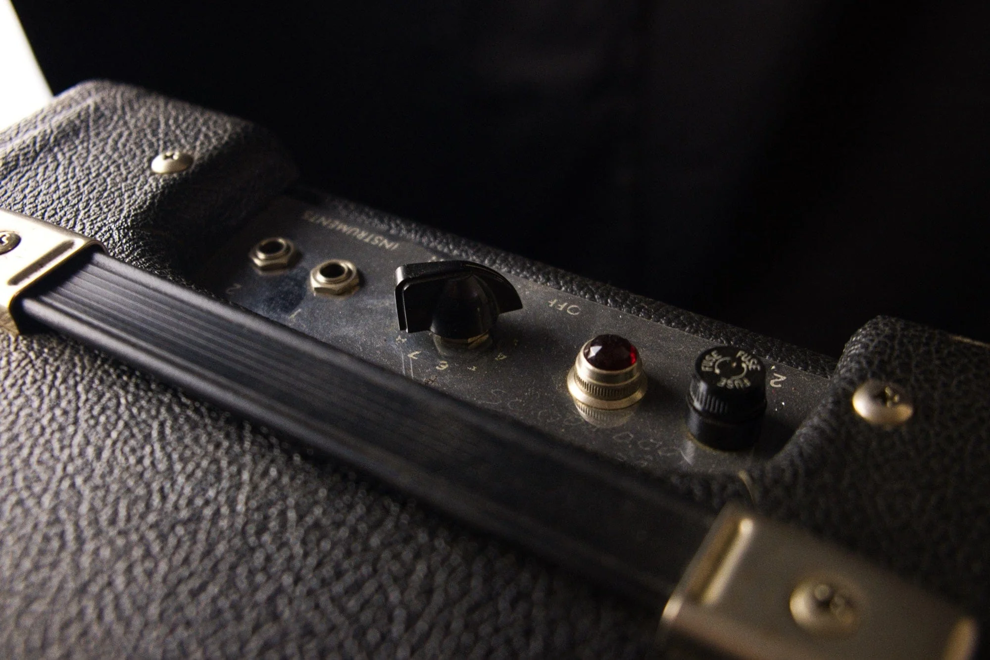 Vintage Pre-CBS 1964 Fender Champ Guitar Amp Tweed in Black Combo - Image 11
