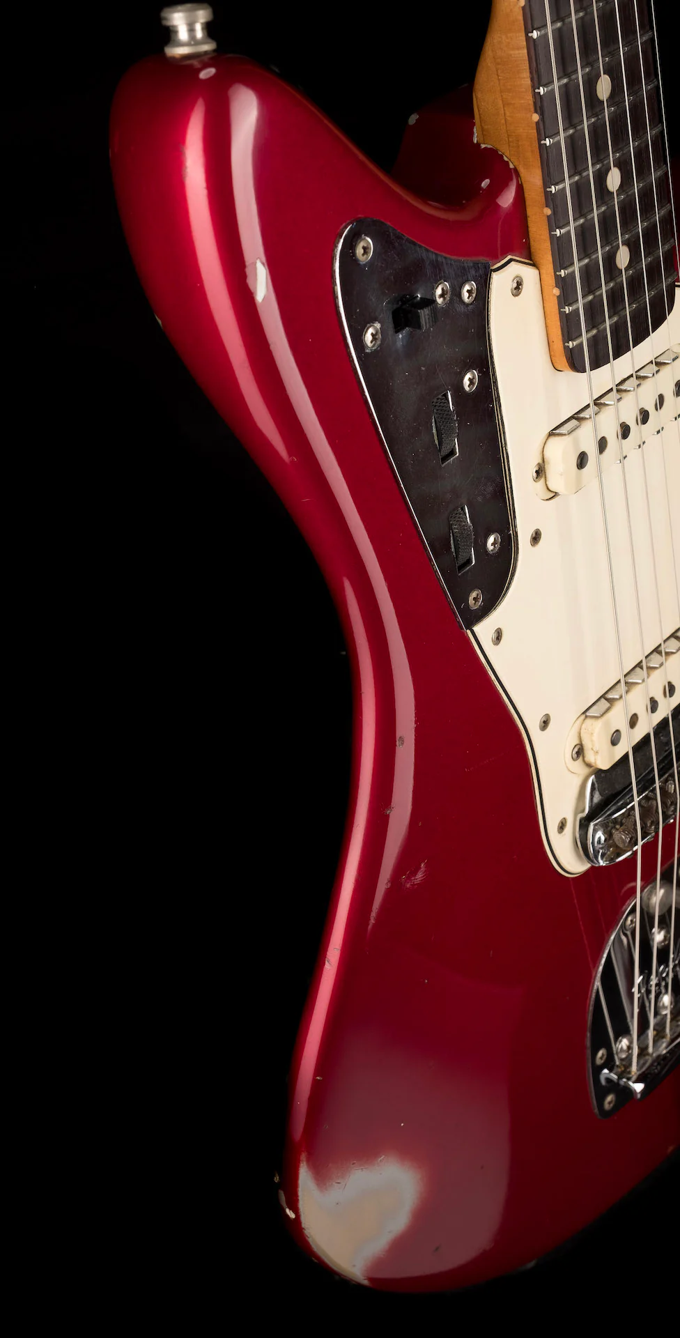 Vintage 1964 Fender Jaguar Candy Apple Red All Original With Case - Image 11