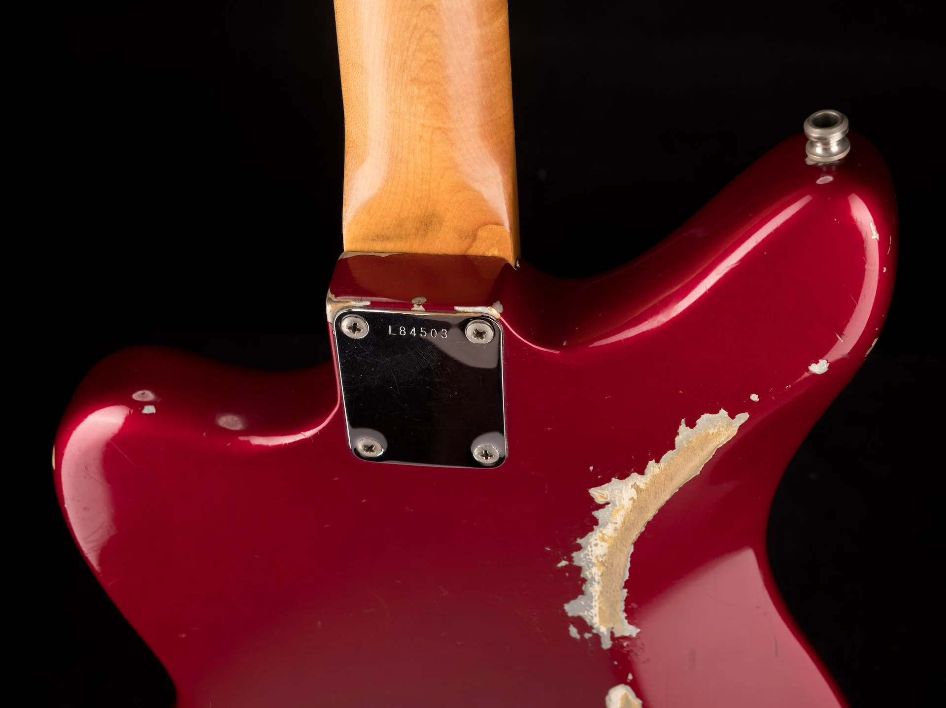 Vintage 1964 Fender Jaguar Candy Apple Red All Original With Case - Image 15