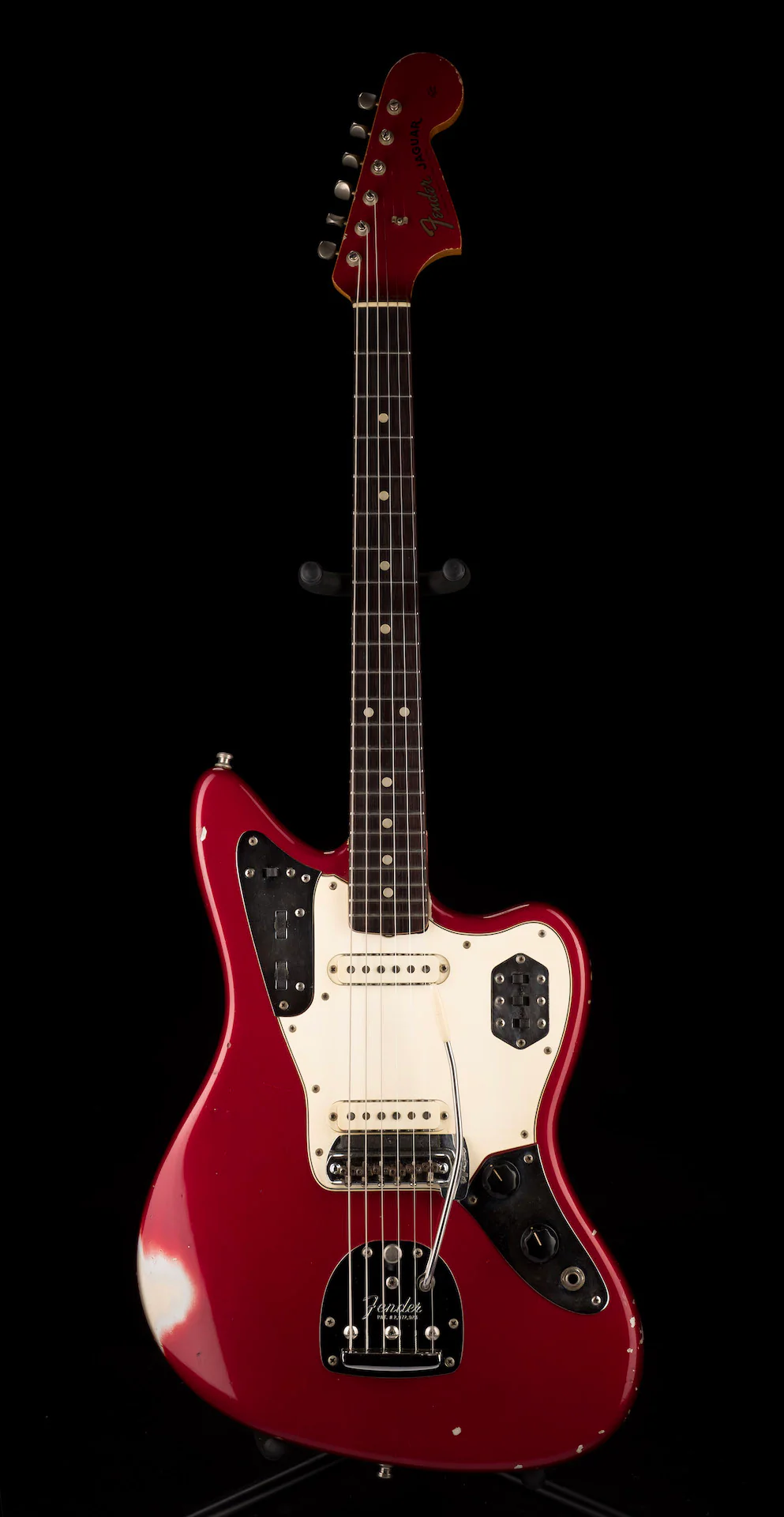 Vintage 1964 Fender Jaguar Candy Apple Red All Original With Case - Image 2