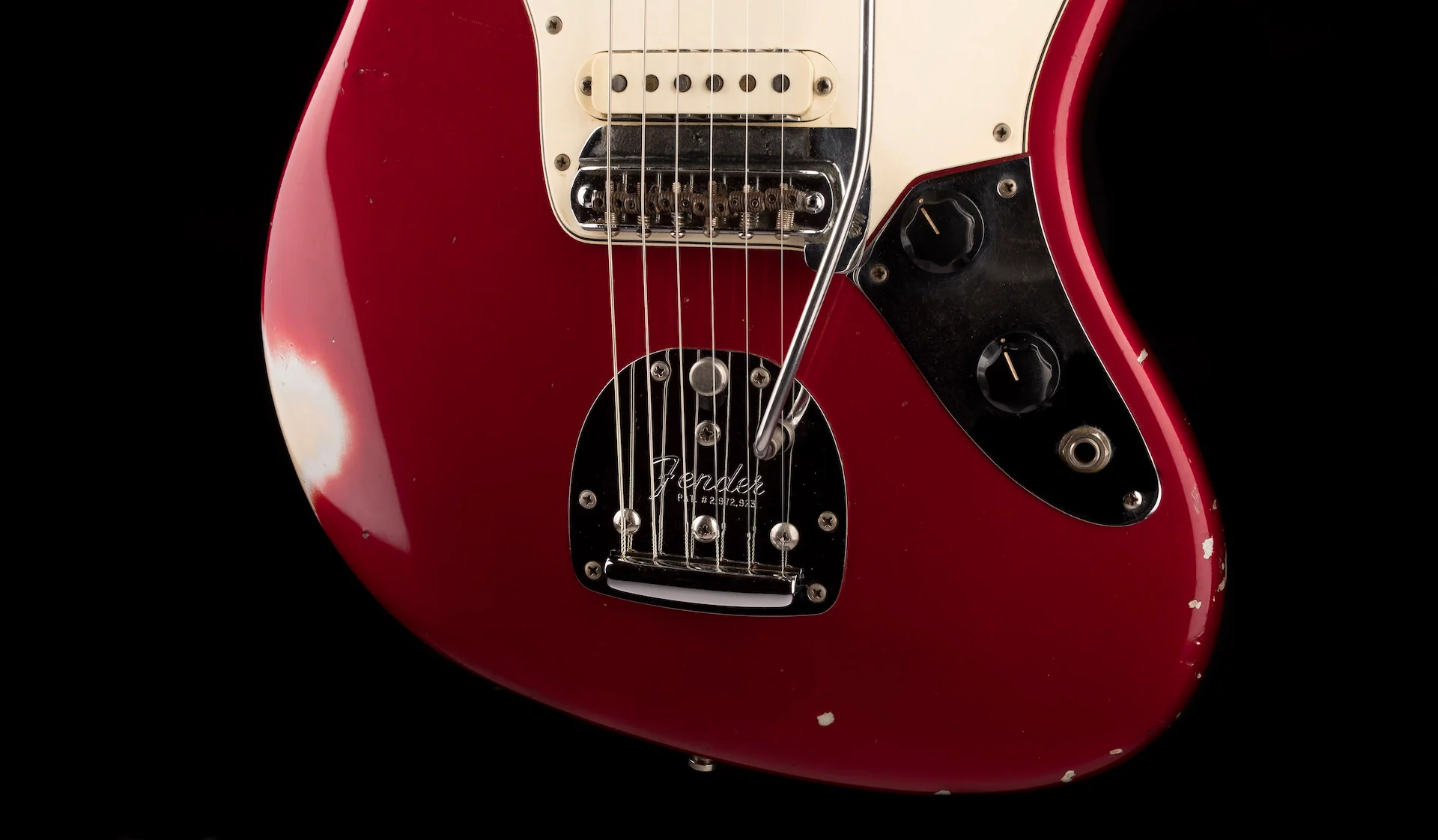Vintage 1964 Fender Jaguar Candy Apple Red All Original With Case - Image 5
