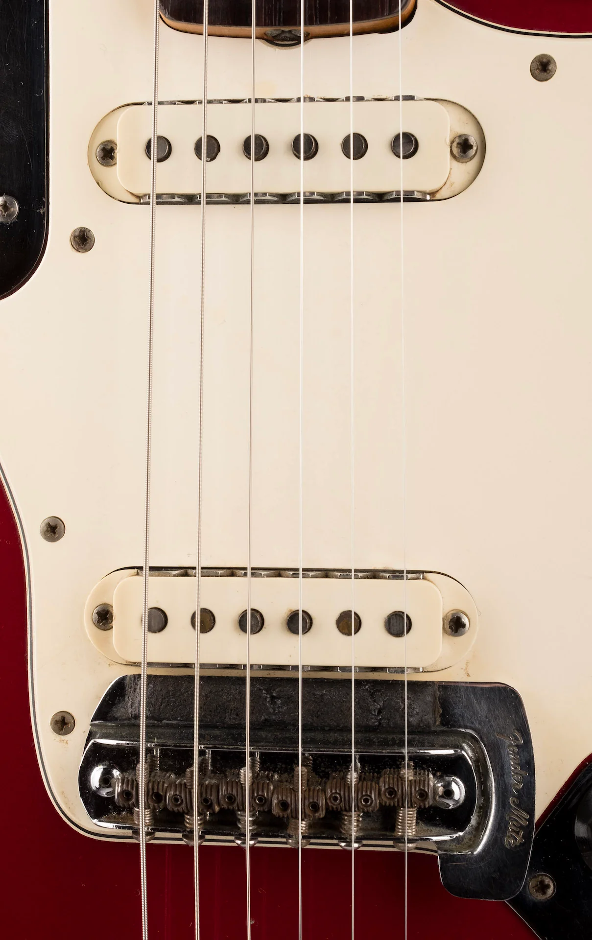 Vintage 1964 Fender Jaguar Candy Apple Red All Original With Case - Image 7