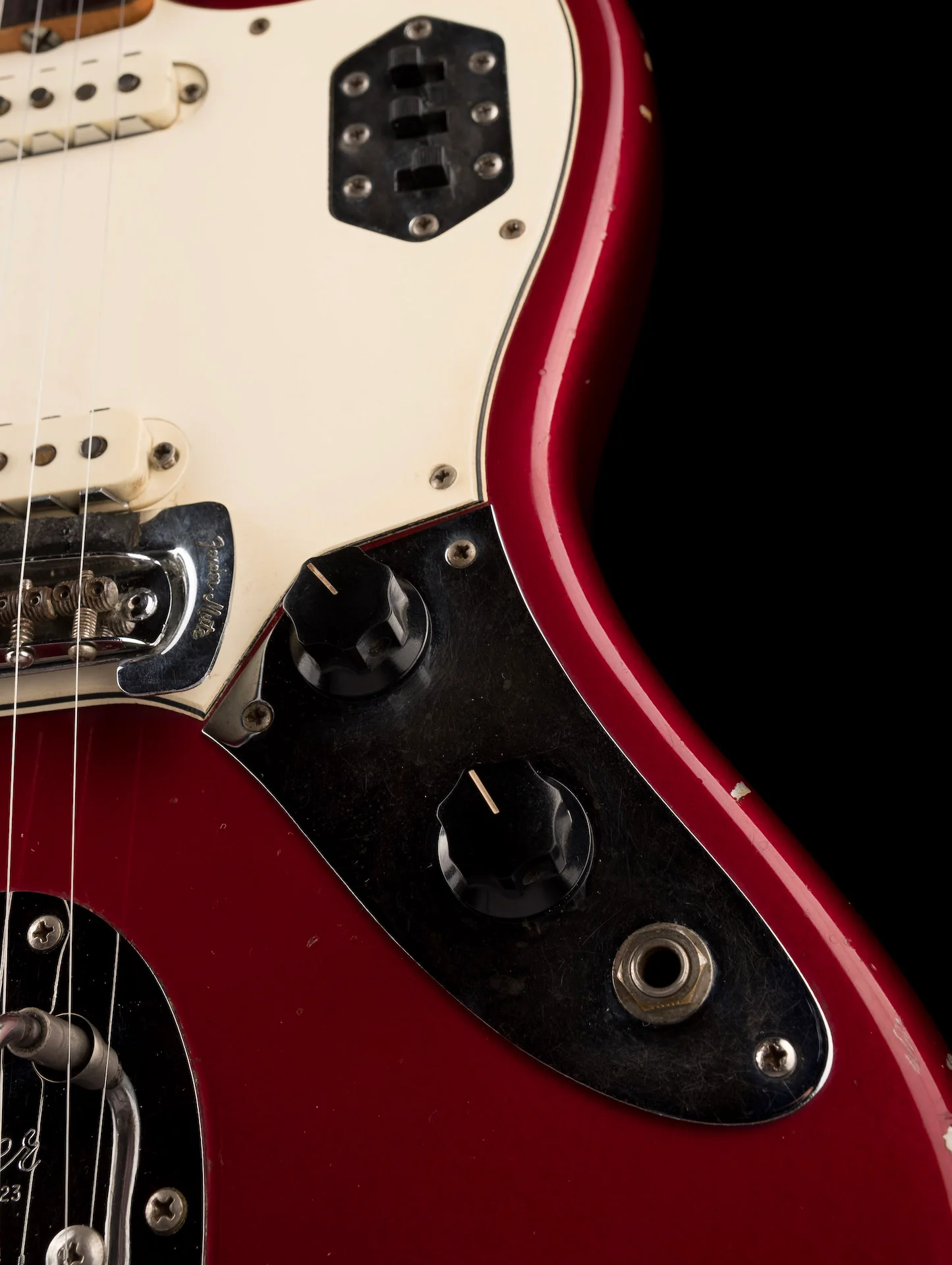 Vintage 1964 Fender Jaguar Candy Apple Red All Original With Case - Image 8