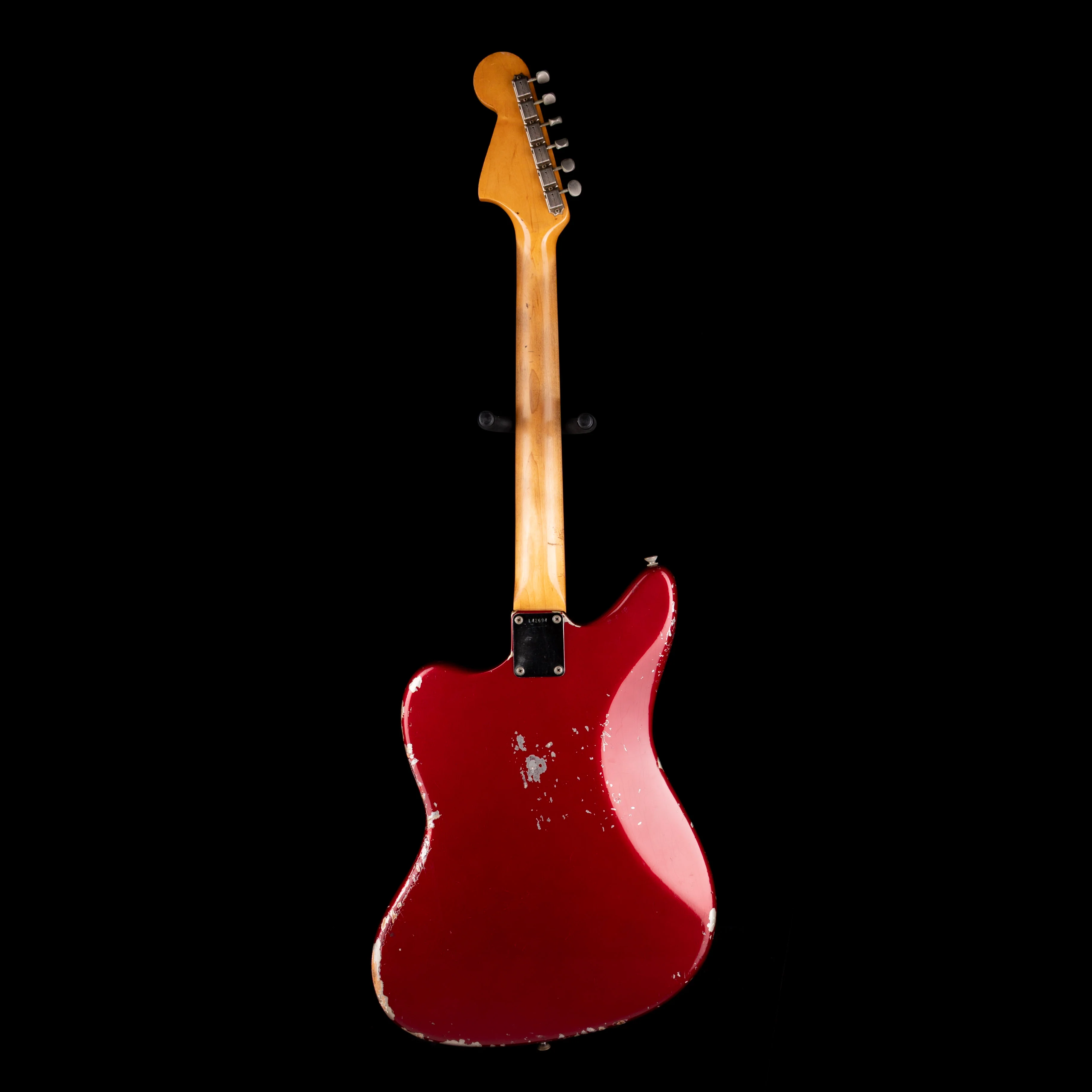 Vintage 1964 Fender Jaguar with matching Headstock - Candy Apple Red With OHSC - Image 11