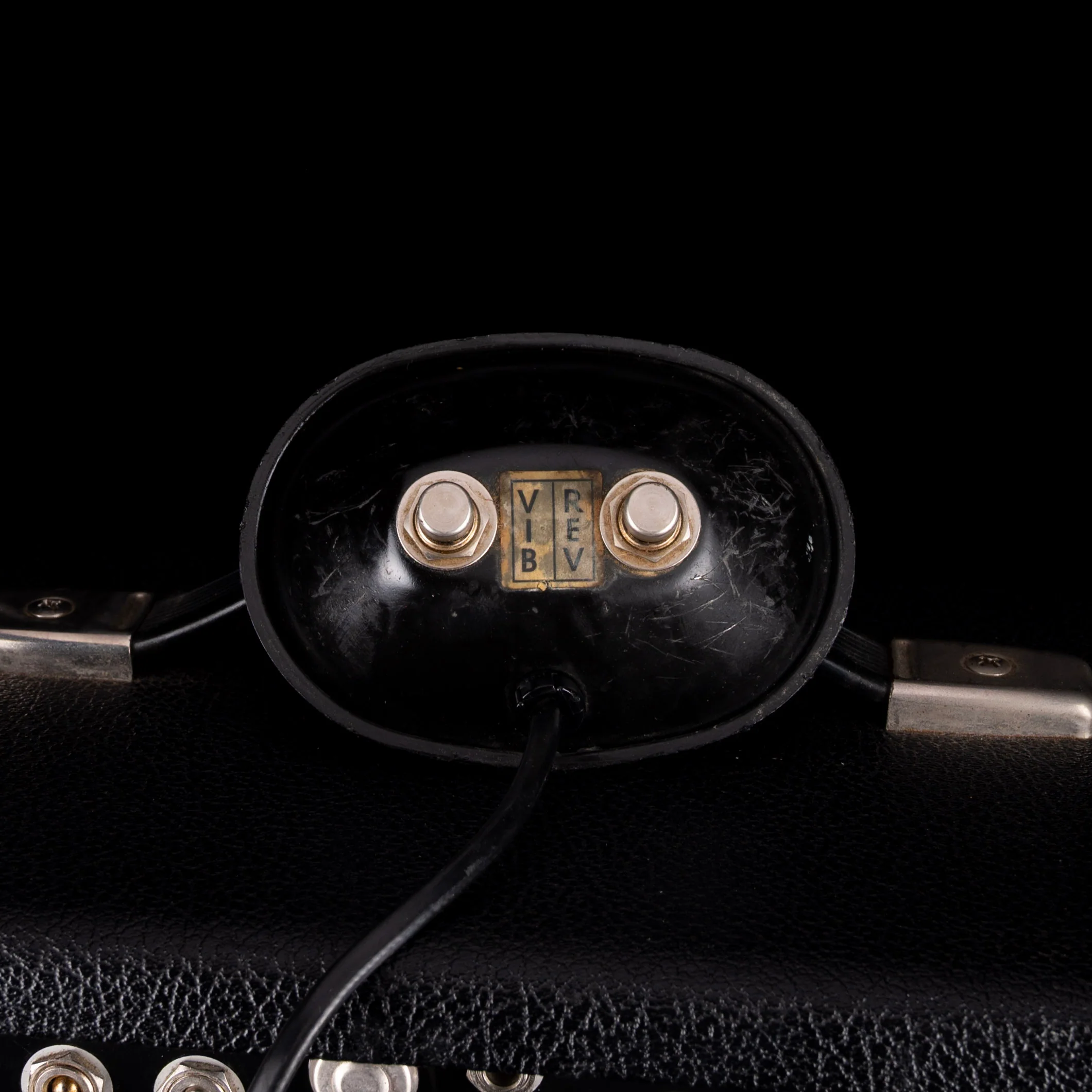 Vintage 1965 Fender Deluxe Reverb Guitar Amp With Footswtich and Cover - Image 12
