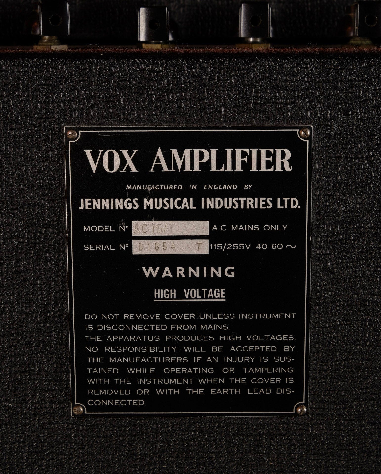 Vintage 1965 Vox AC15T 2x12 Combo - Image 12