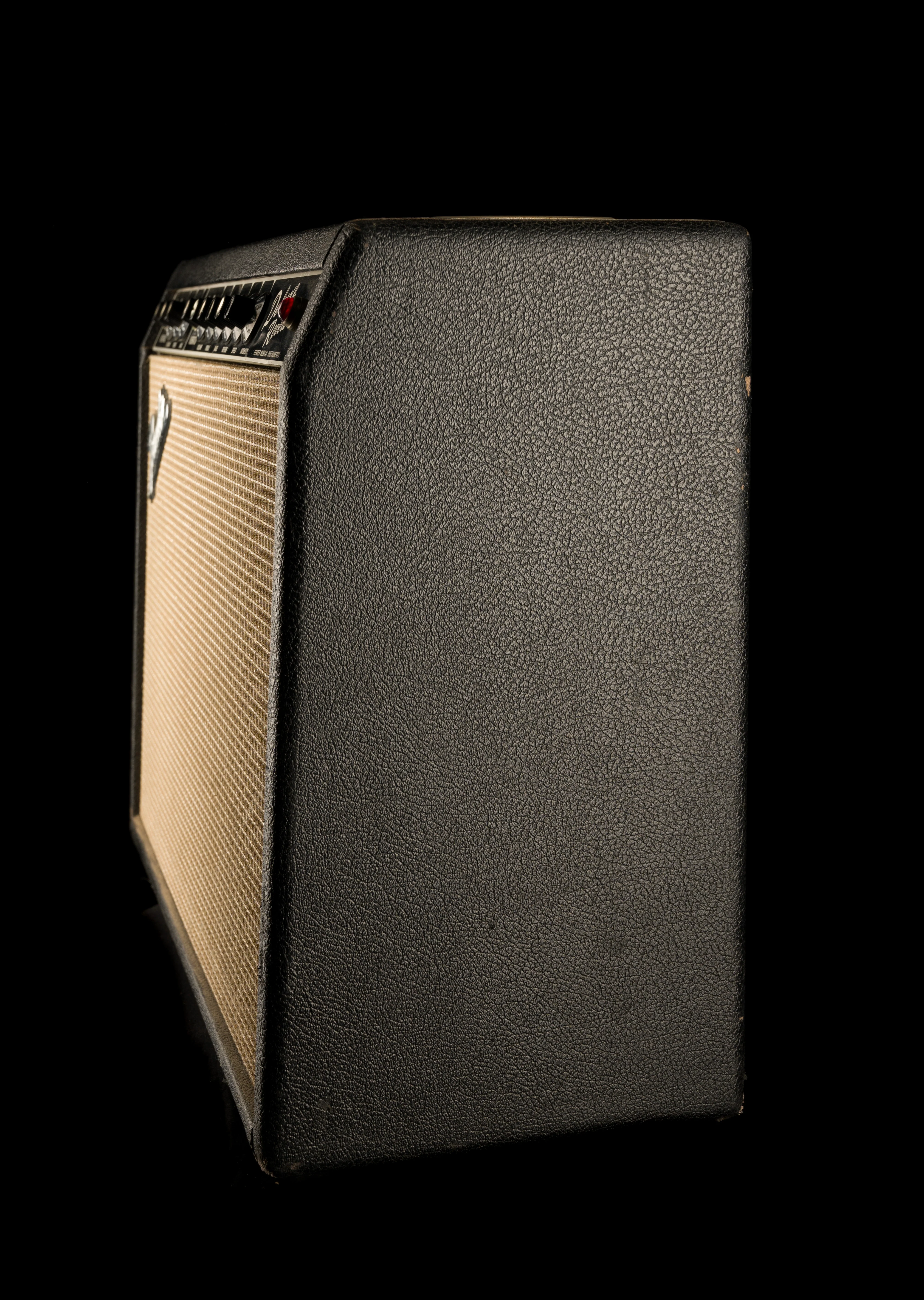 Vintage 1966 Fender Deluxe Reverb Guitar Amp Combo With Cover - Image 8