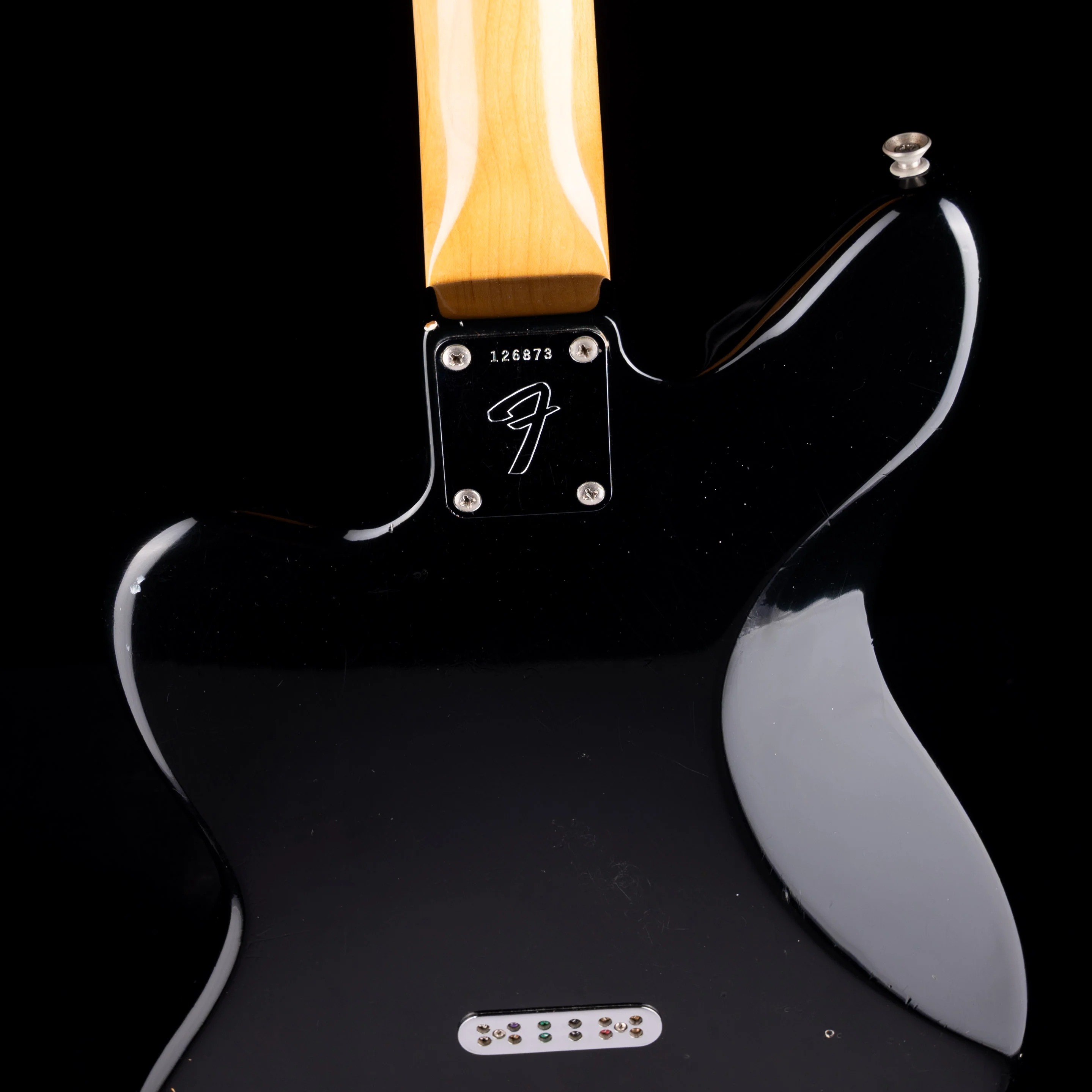 Vintage 1966 Fender Electric XII Black With OHSC - Image 10