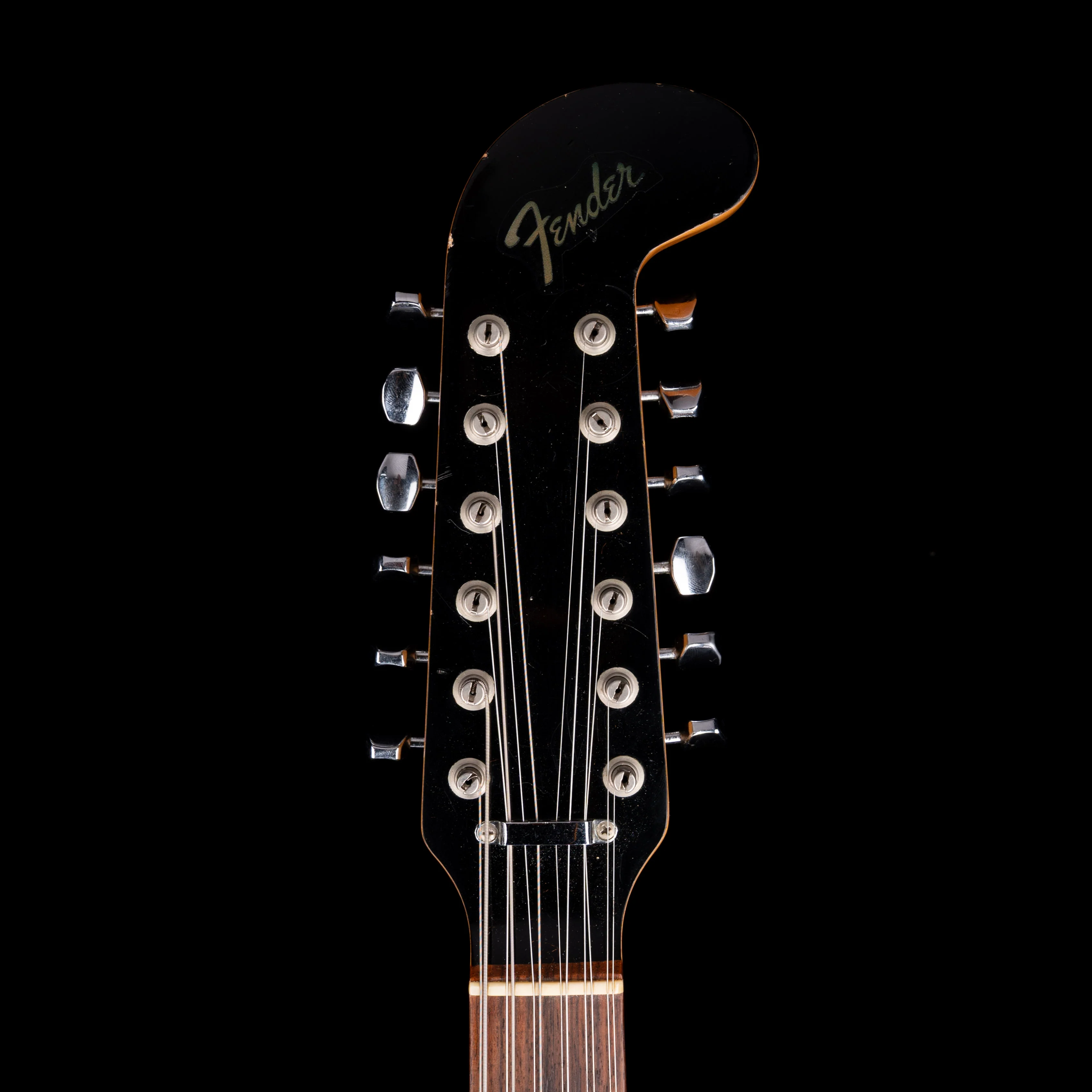 Vintage 1966 Fender Electric XII Black With OHSC - Image 12