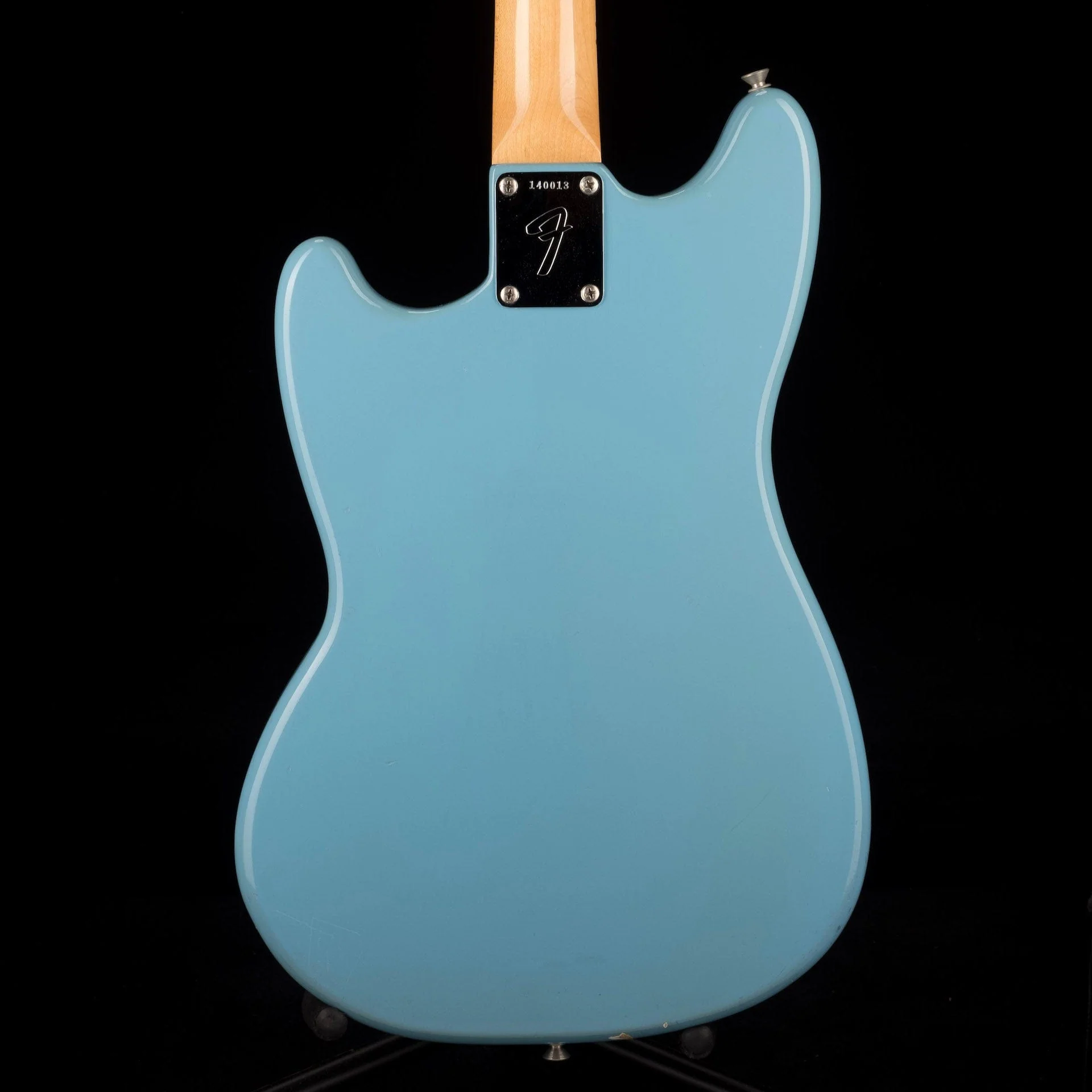 Vintage 1966 Fender Mustang 22.5" Scale Daphne Blue Refinished with OHSC - Image 14