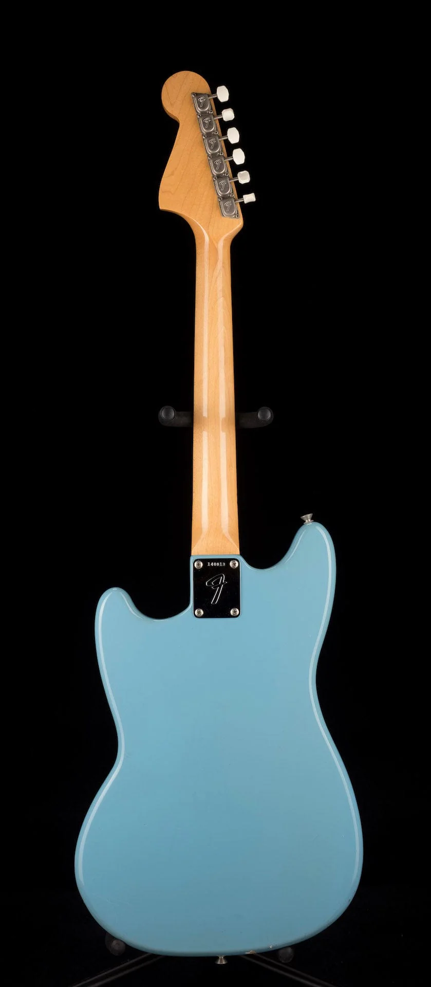 Vintage 1966 Fender Mustang 22.5" Scale Daphne Blue Refinished with OHSC - Image 15