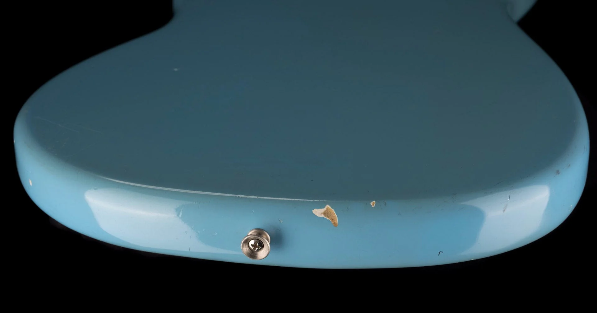 Vintage 1966 Fender Mustang 22.5" Scale Daphne Blue Refinished with OHSC - Image 17