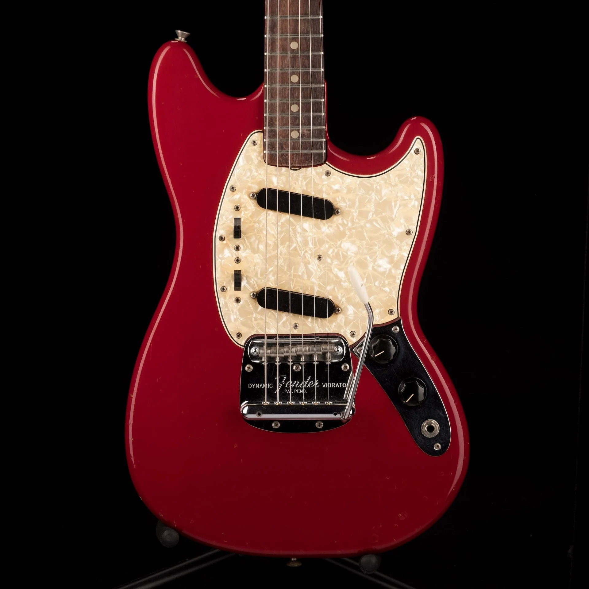 Vintage 1966 Fender Mustang Dakota Red with OHSC