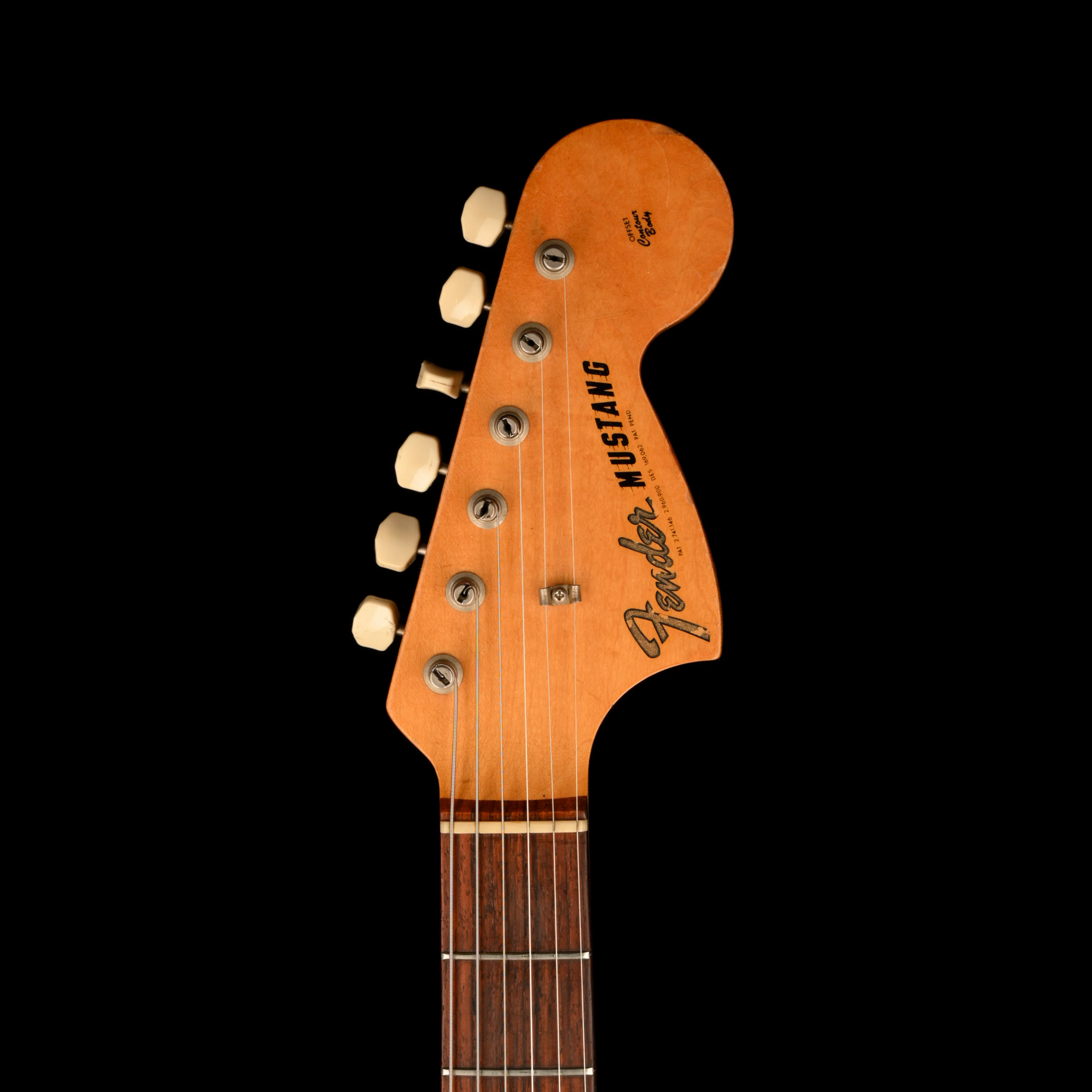 Vintage 1966 Fender Mustang Daphne Blue With Case - Image 14