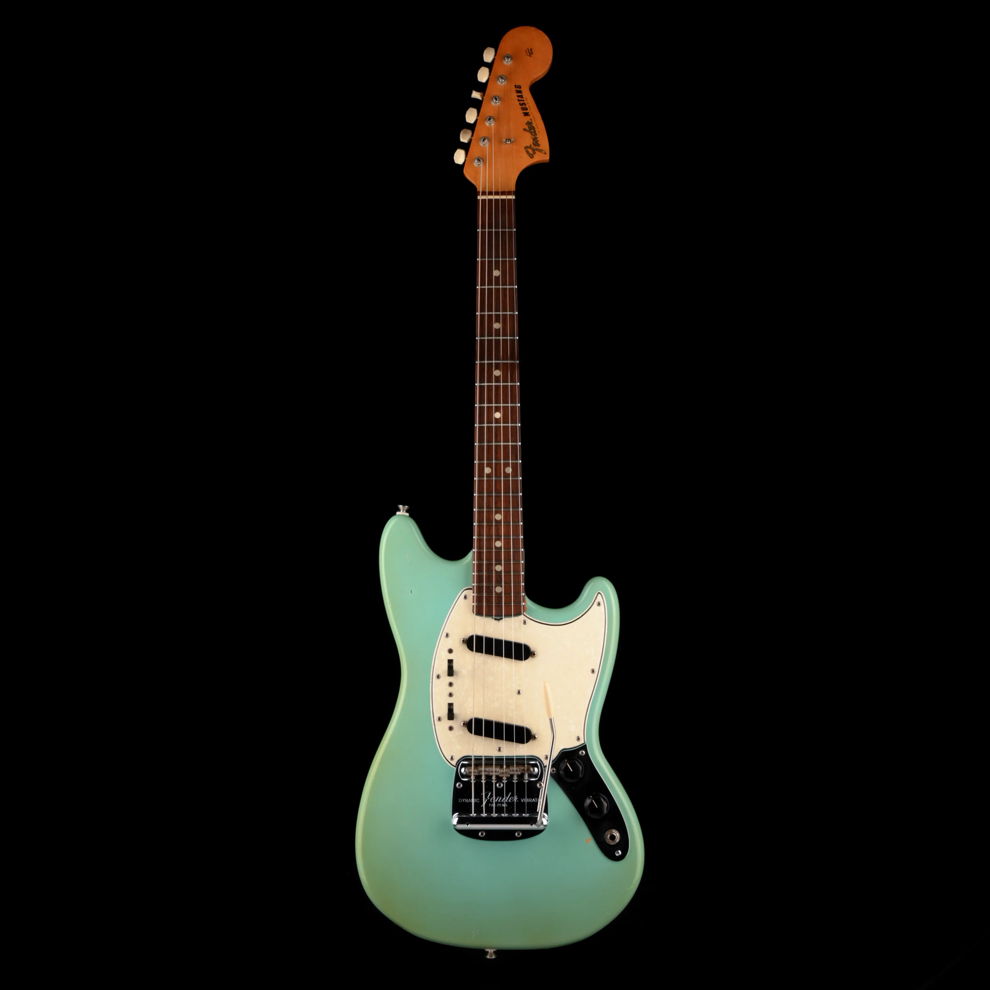 Vintage 1966 Fender Mustang Daphne Blue With Case - Image 2