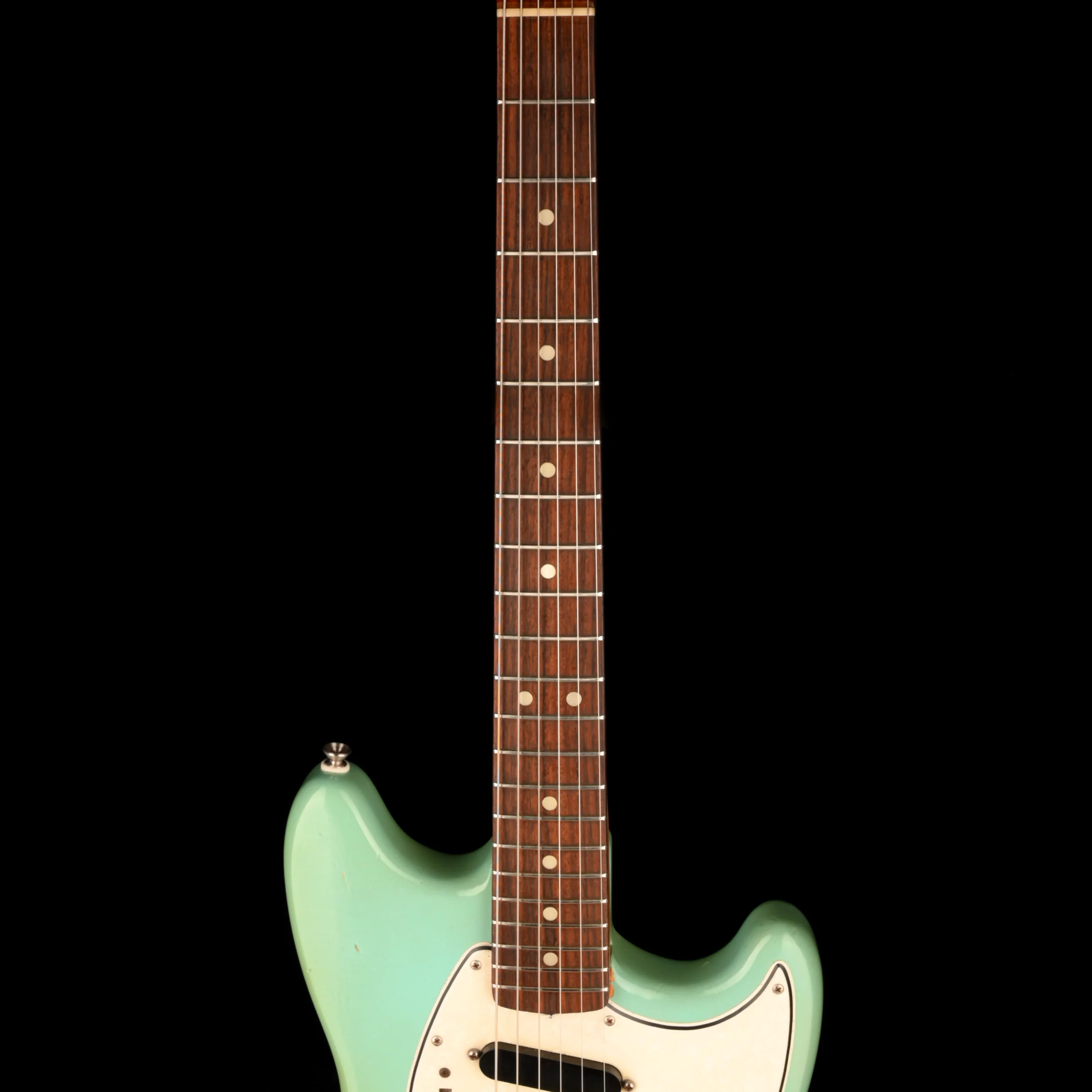 Vintage 1966 Fender Mustang Daphne Blue With Case - Image 9