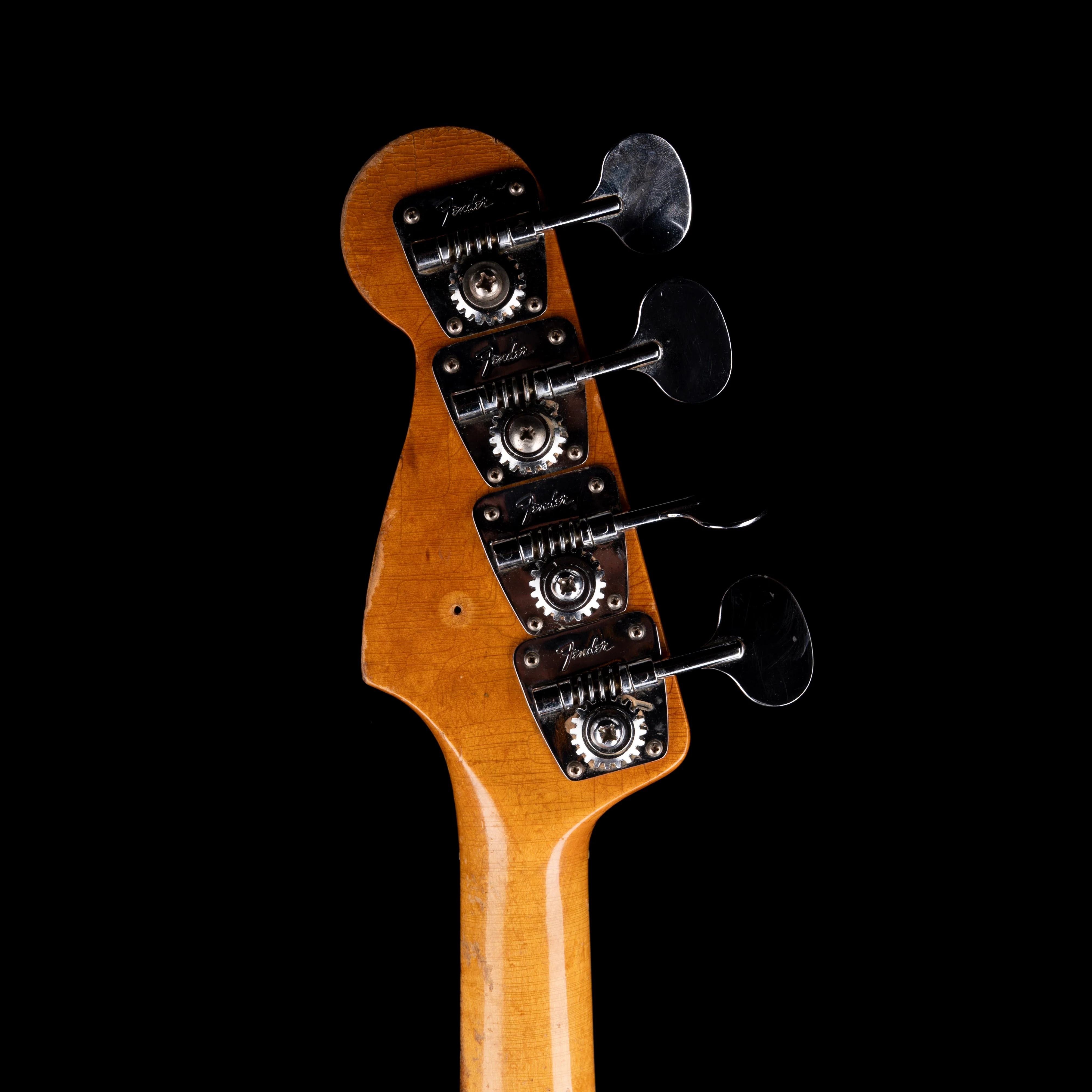 Vintage 1966 Fender Precision Bass Refinished With Custom Artwork With Case - Image 13
