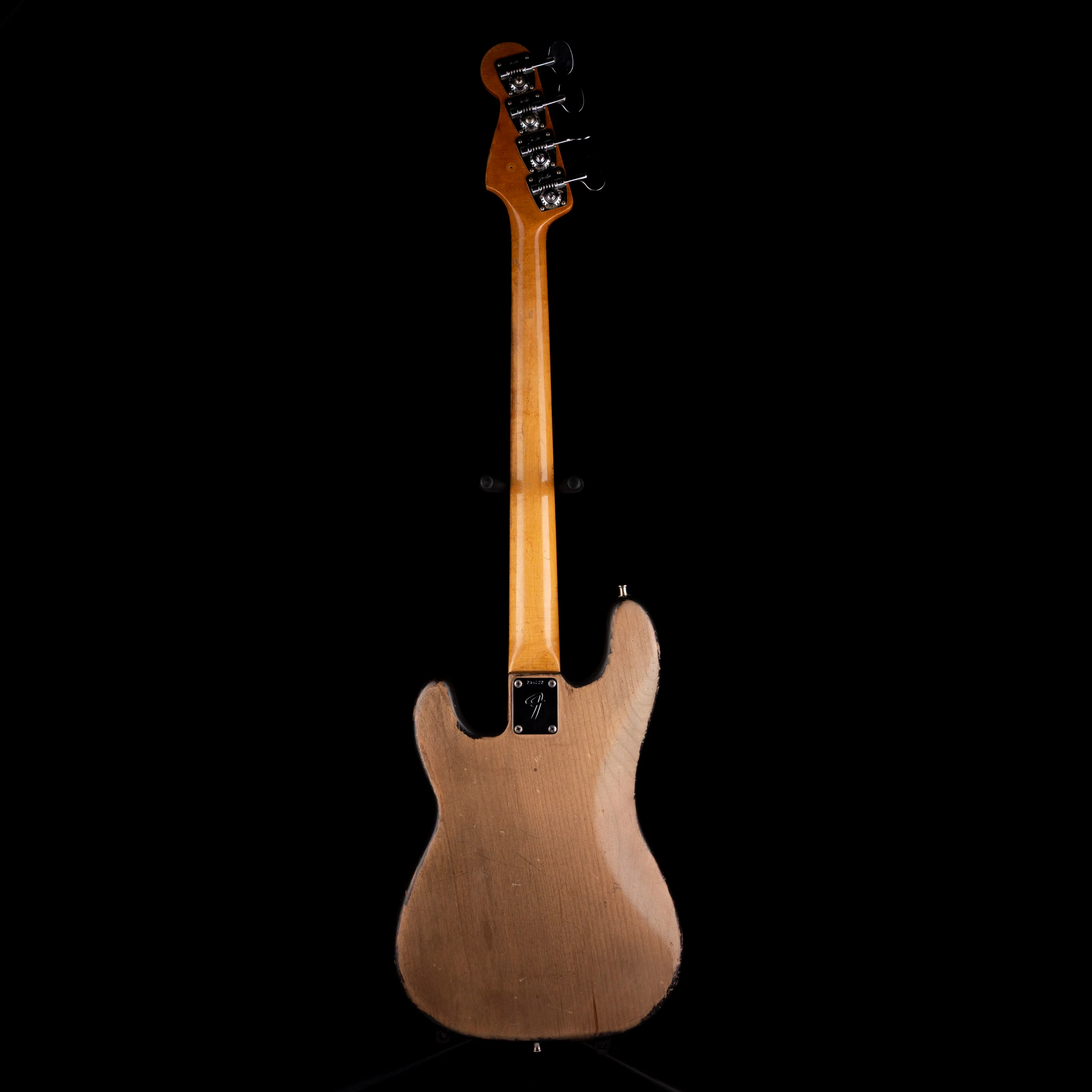 Vintage 1966 Fender Precision Bass Refinished With Custom Artwork With Case - Image 9
