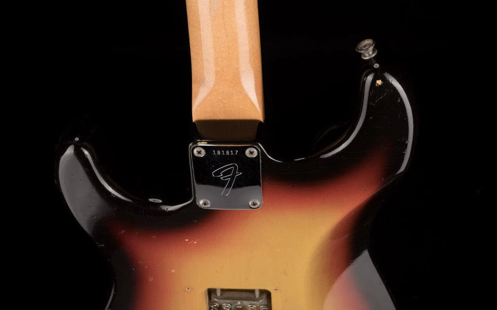 Vintage 1966 Fender Stratocaster 3-Tone Sunburst with OHSC - Image 16