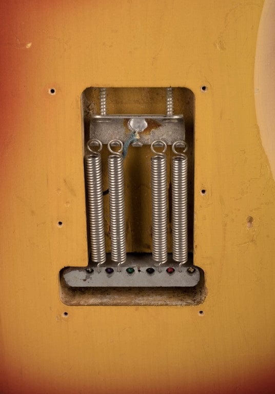 Vintage 1966 Fender Stratocaster 3-Tone Sunburst with OHSC - Image 18