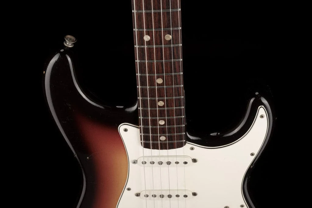 Vintage 1966 Fender Stratocaster 3-Tone Sunburst with OHSC - Image 3