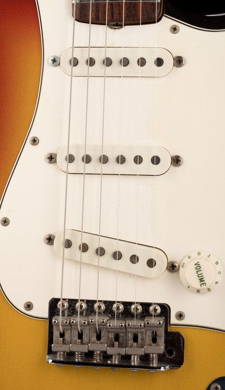 Vintage 1966 Fender Stratocaster 3-Tone Sunburst with OHSC - Image 6