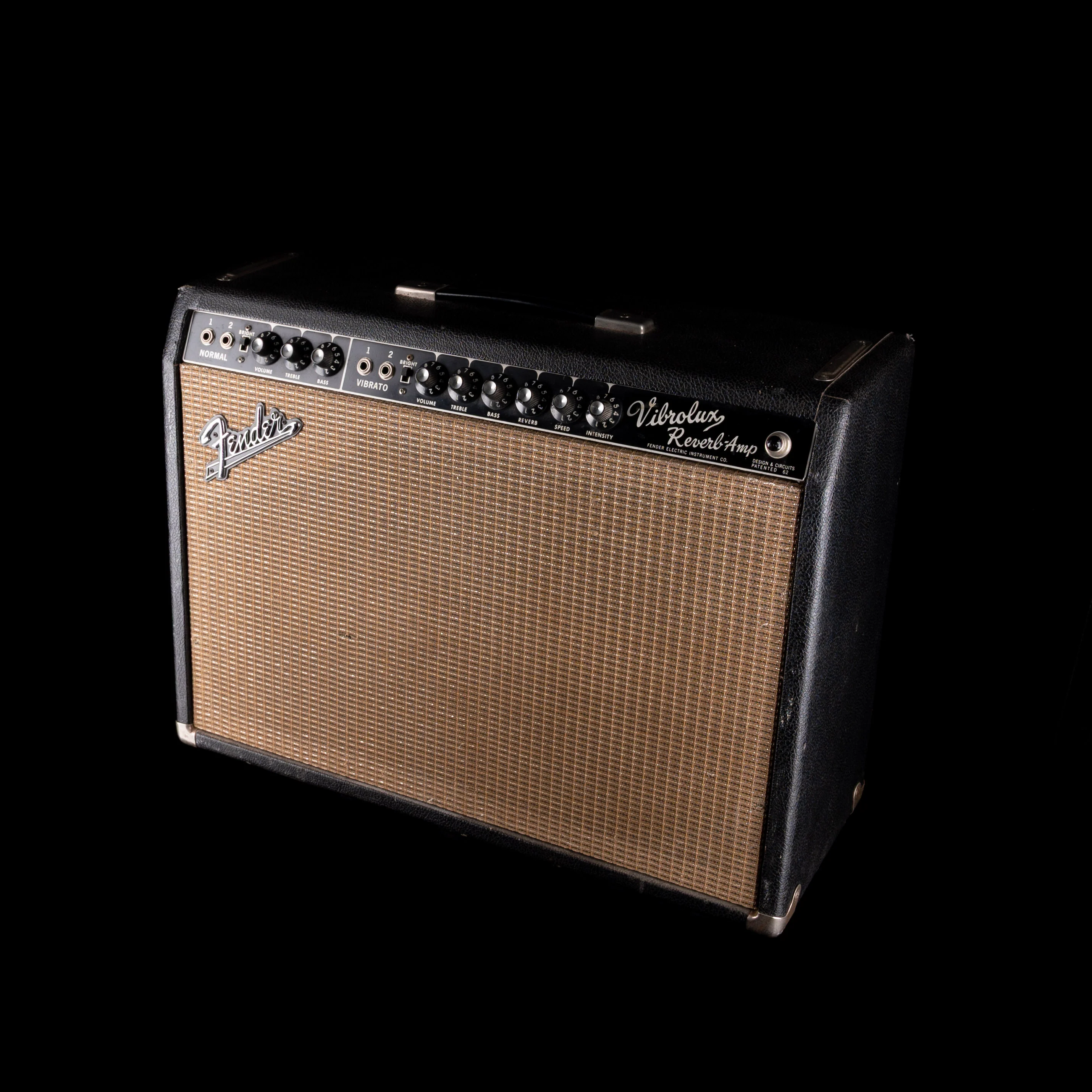 Vintage 1966 Fender Vibrolux Guitar Amp Combo - Image 2