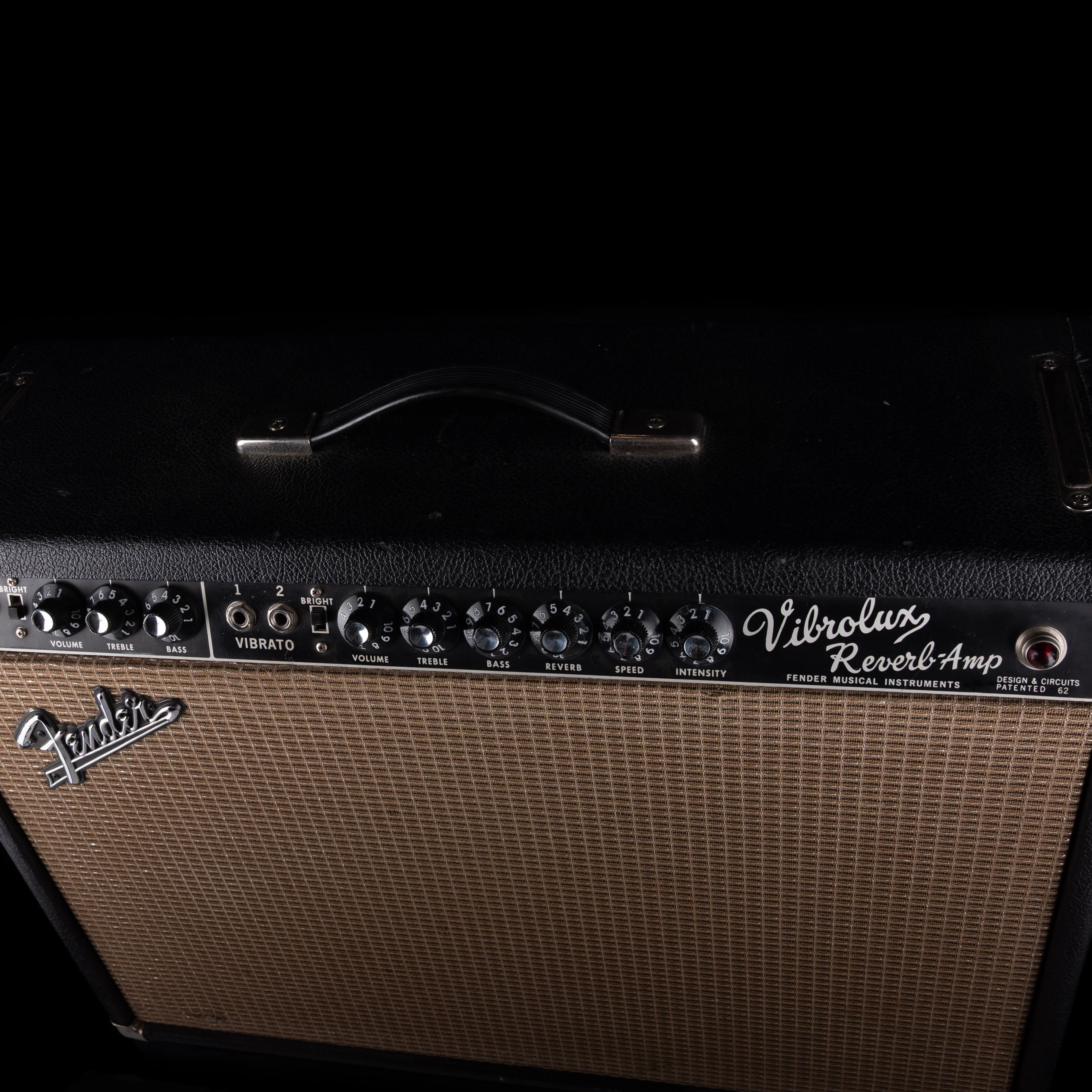 Vintage 1966 Fender Vibrolux Guitar Amp Combo - Image 7