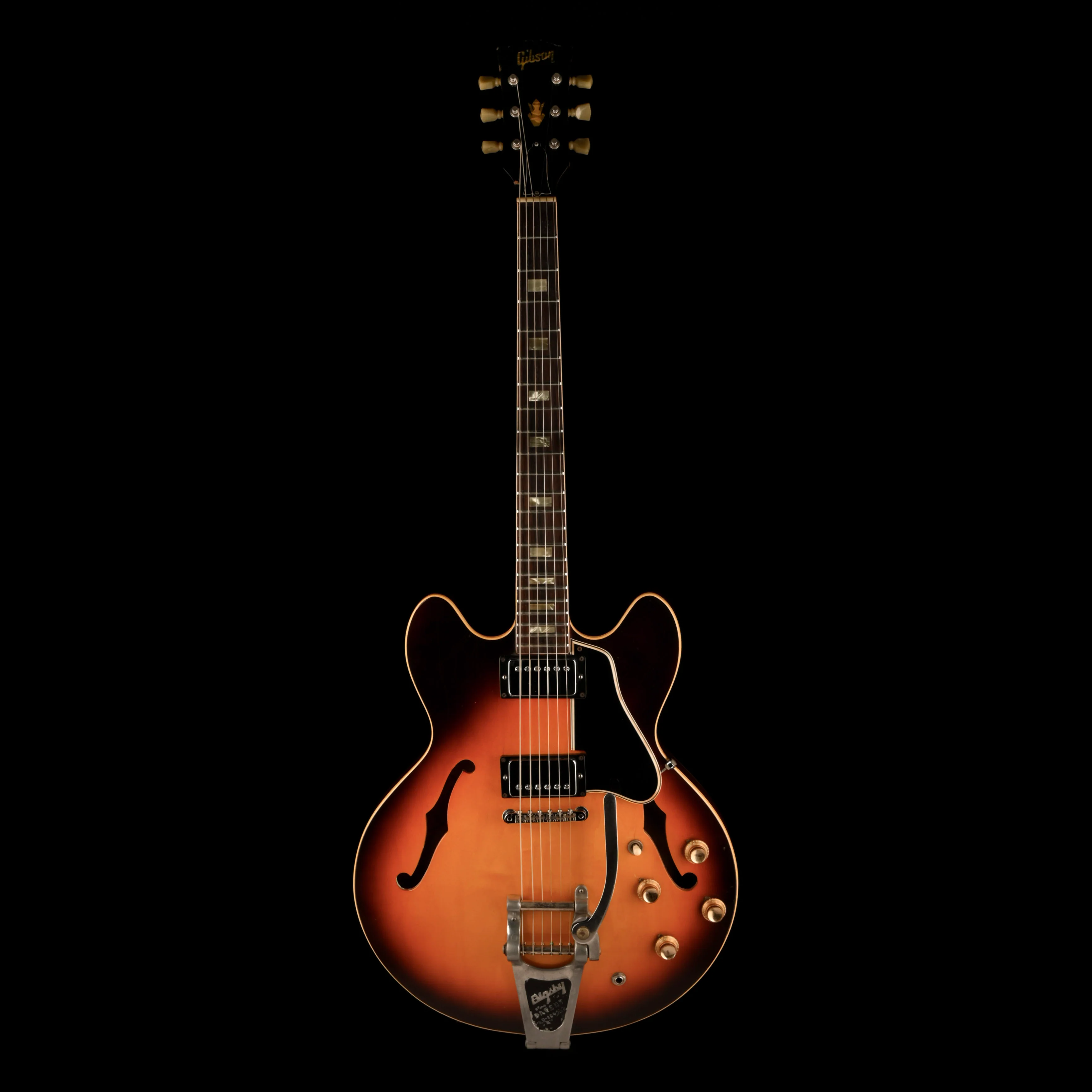 Vintage 1966 Gibson ES-335-TD Sunburst Electric Guitar With OHSC - Image 2