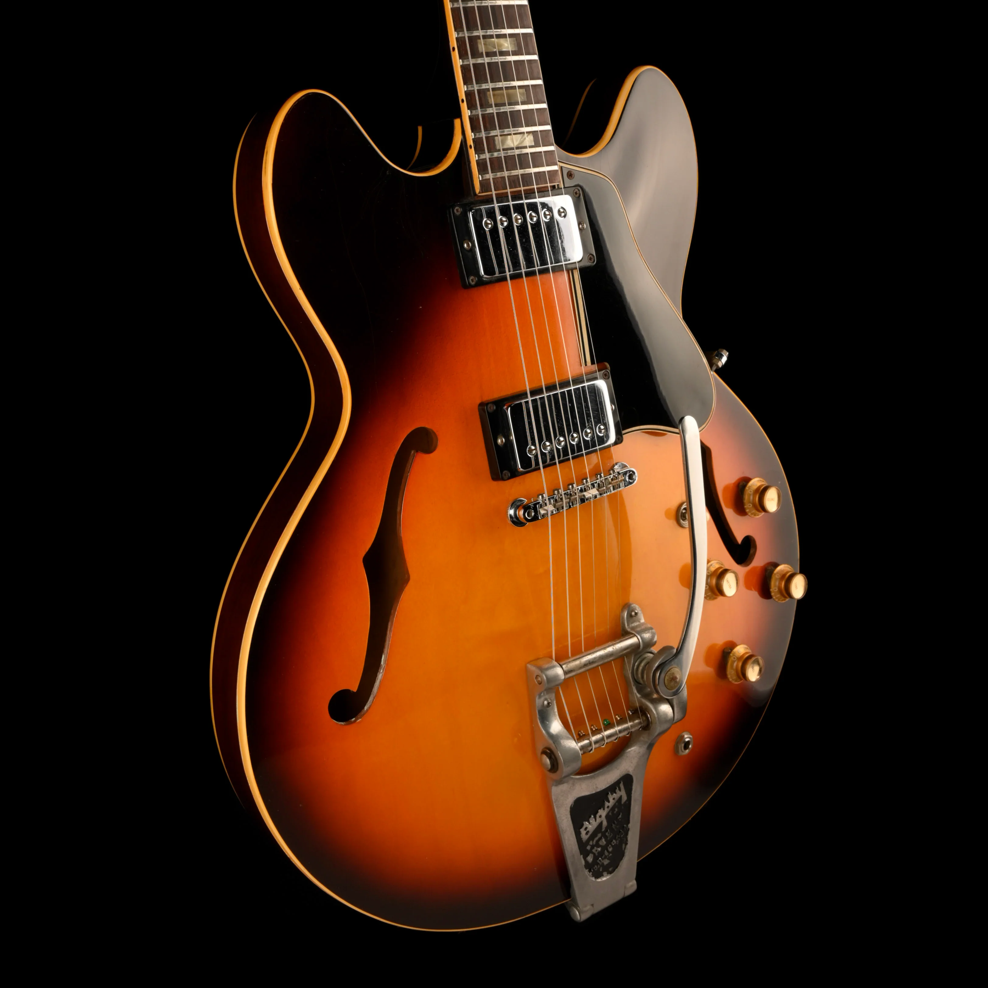 Vintage 1966 Gibson ES-335-TD Sunburst Electric Guitar With OHSC - Image 6