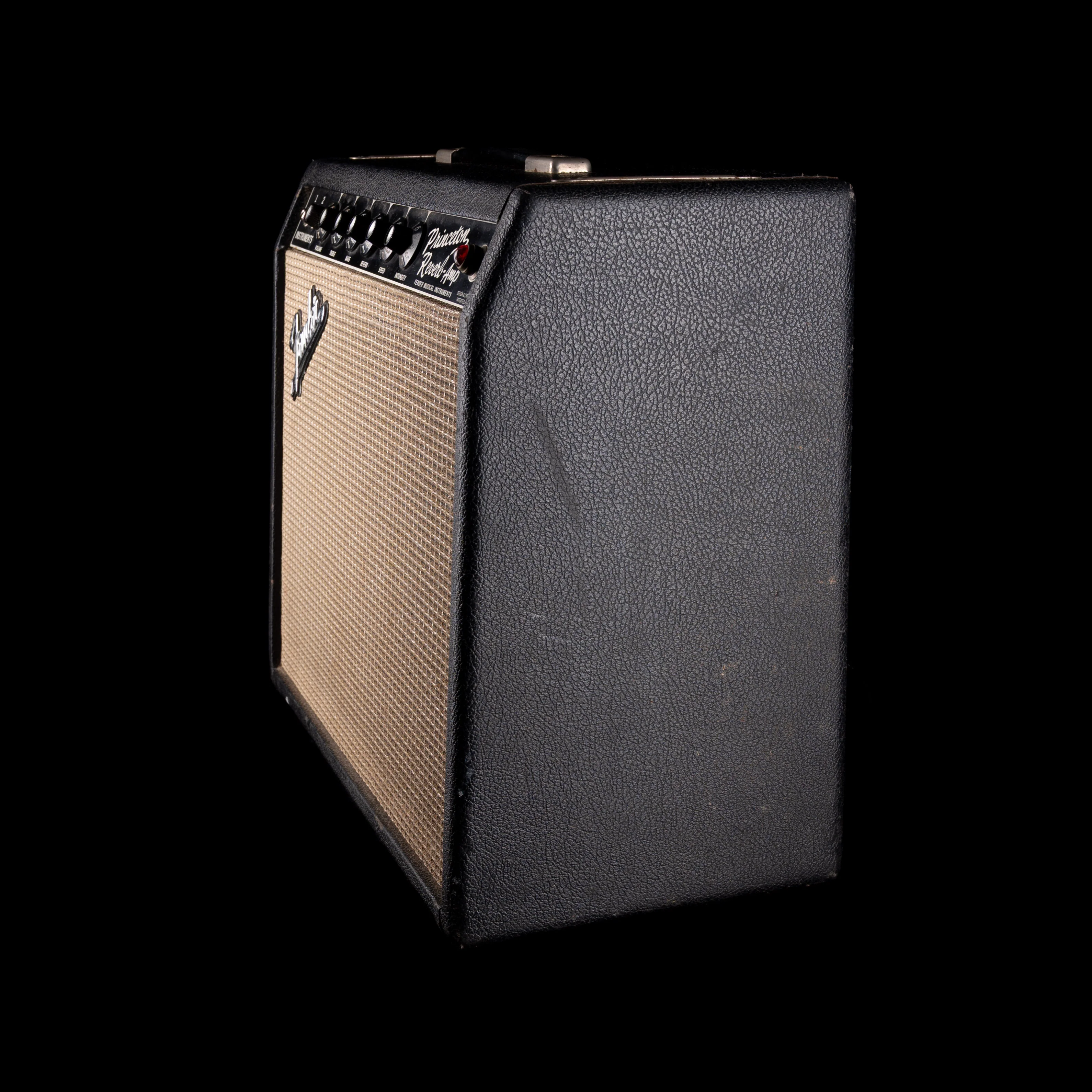 Vintage 1967 Fender Princeton Reverb Guitar Amp Combo - Image 6