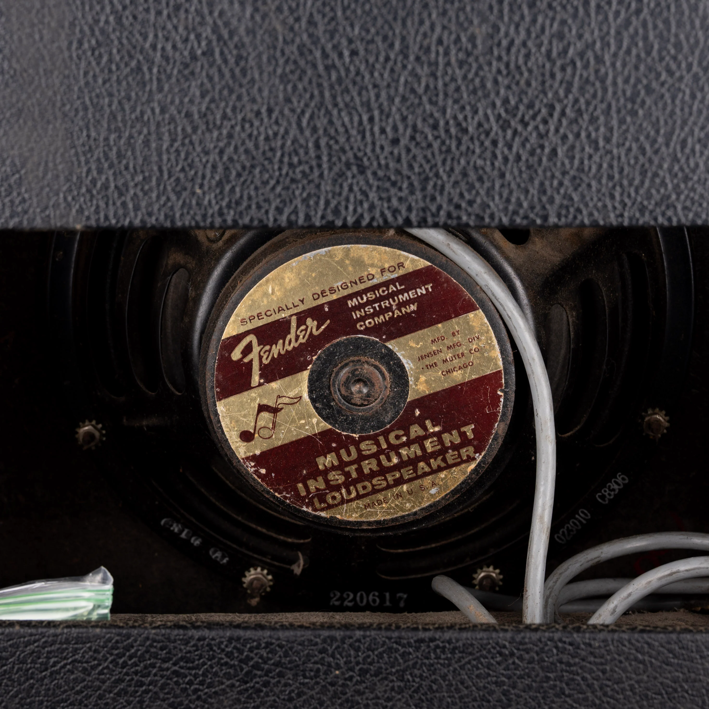 Vintage 1967 Fender Princeton Reverb Guitar Amp Combo - Image 9