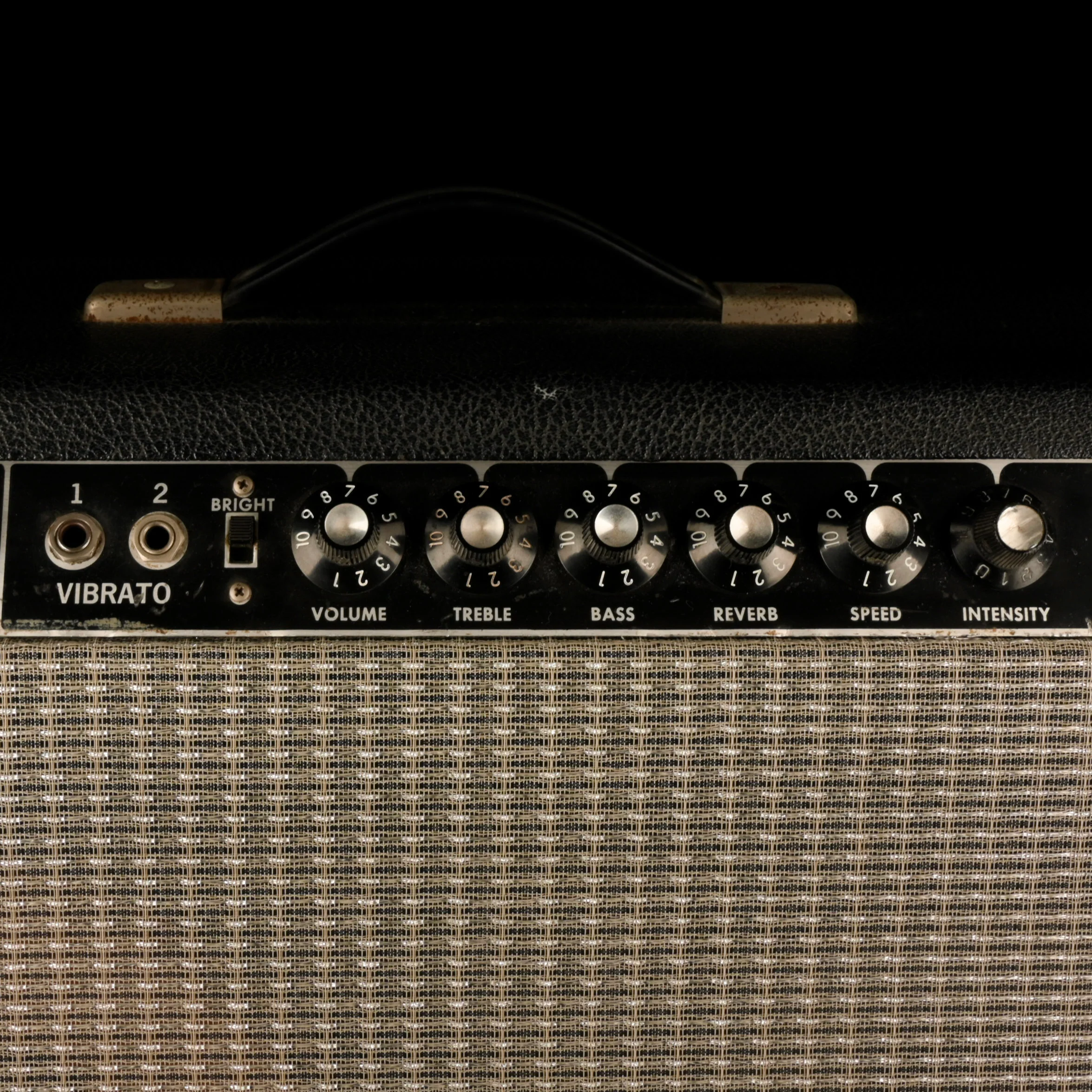 Vintage 1967 Fender Pro Reverb Guitar Amp Combo With Mods - Image 4